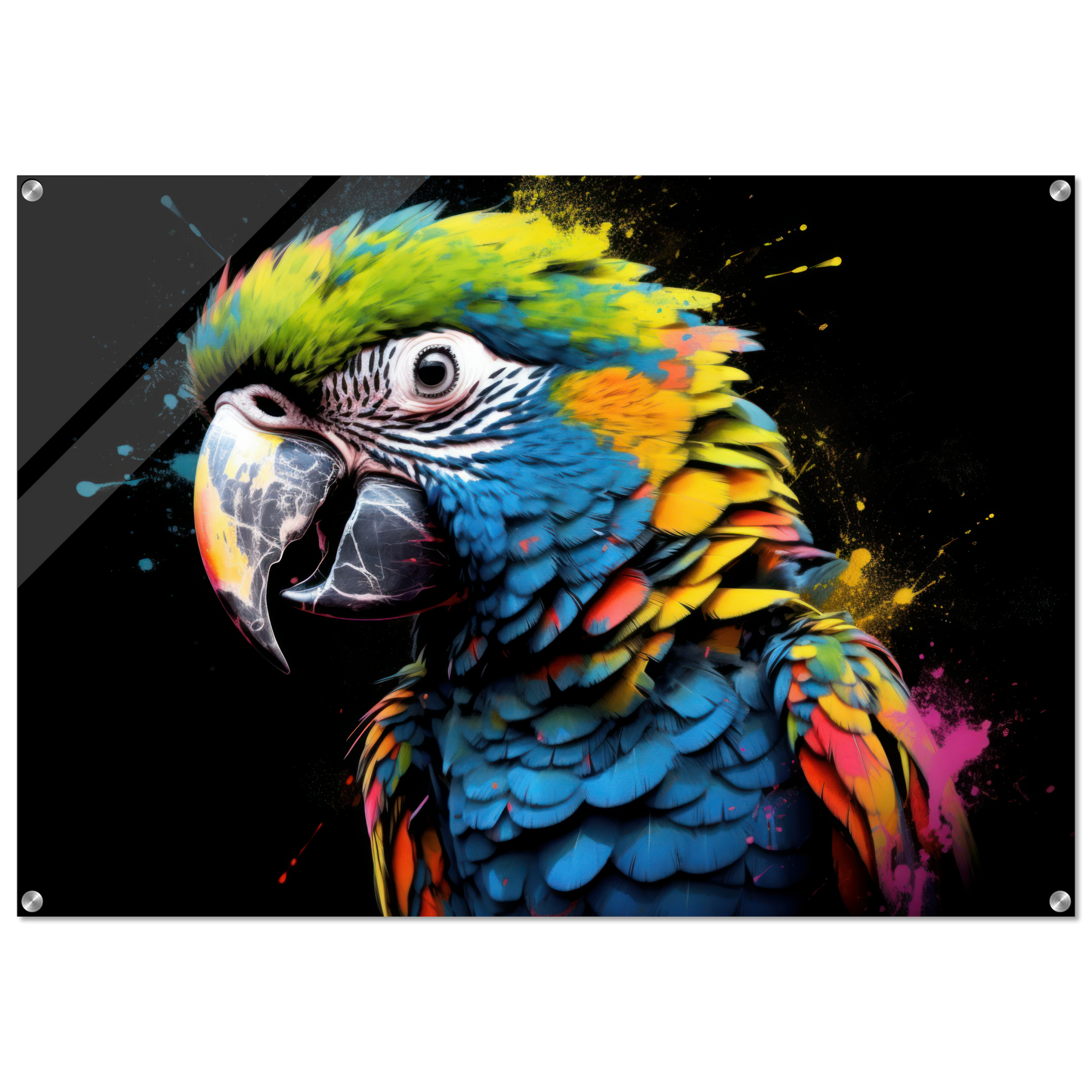 Papagei Pop-Art (BIRD48)