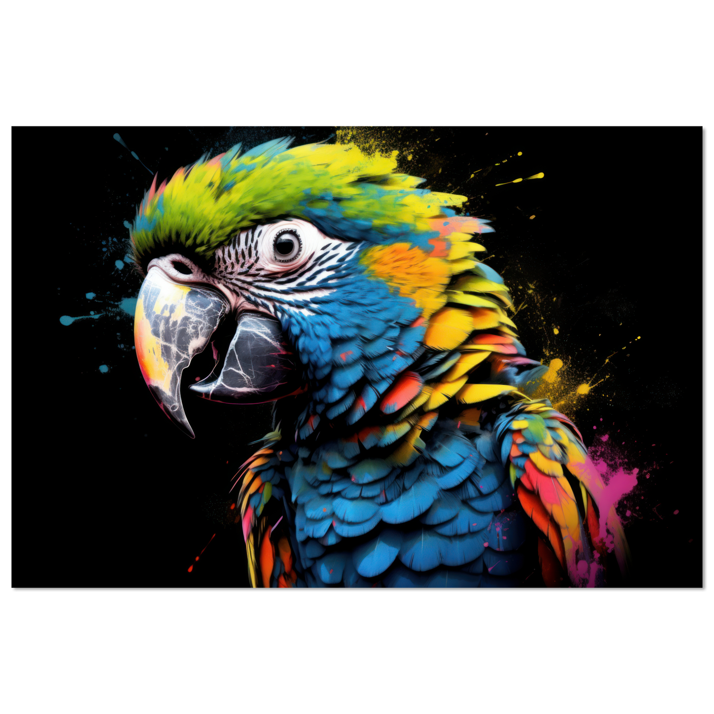 Papagei Pop-Art (BIRD48)