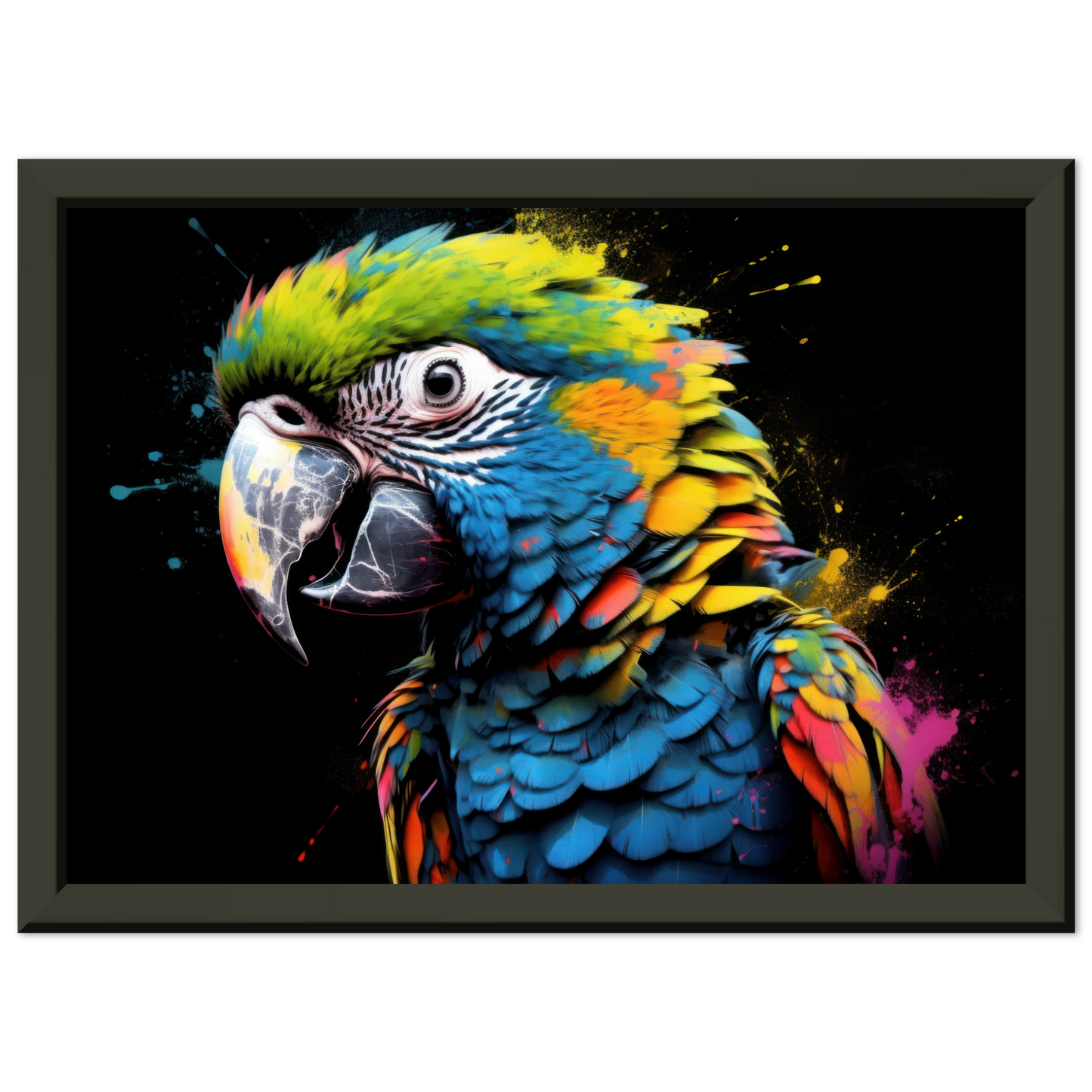 Papagei Pop-Art (BIRD48)