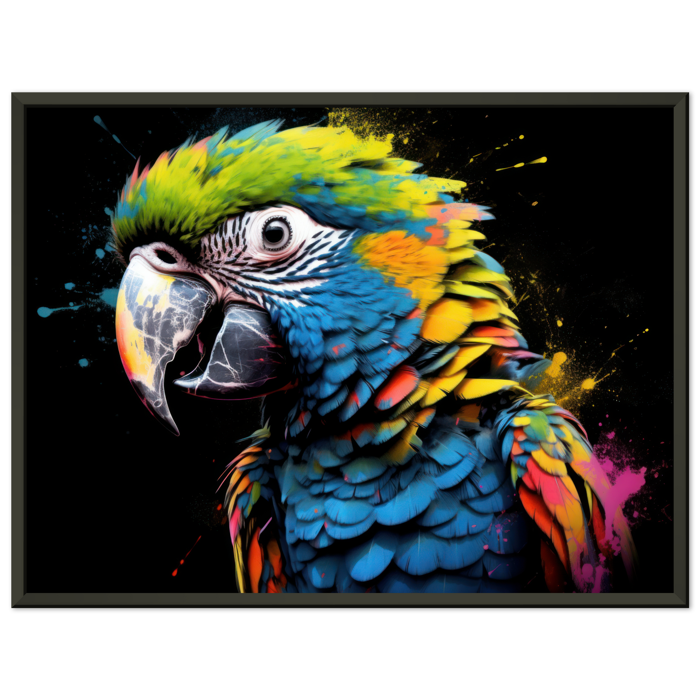 Papagei Pop-Art (BIRD48)