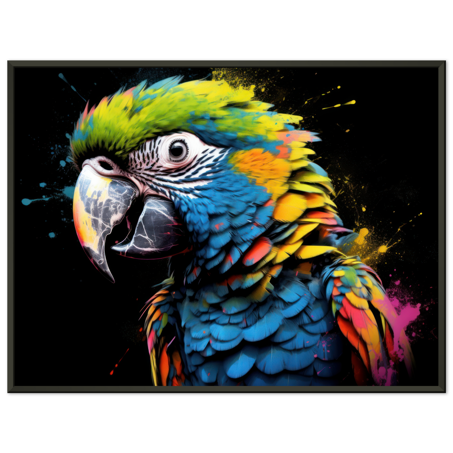 Papagei Pop-Art (BIRD48)
