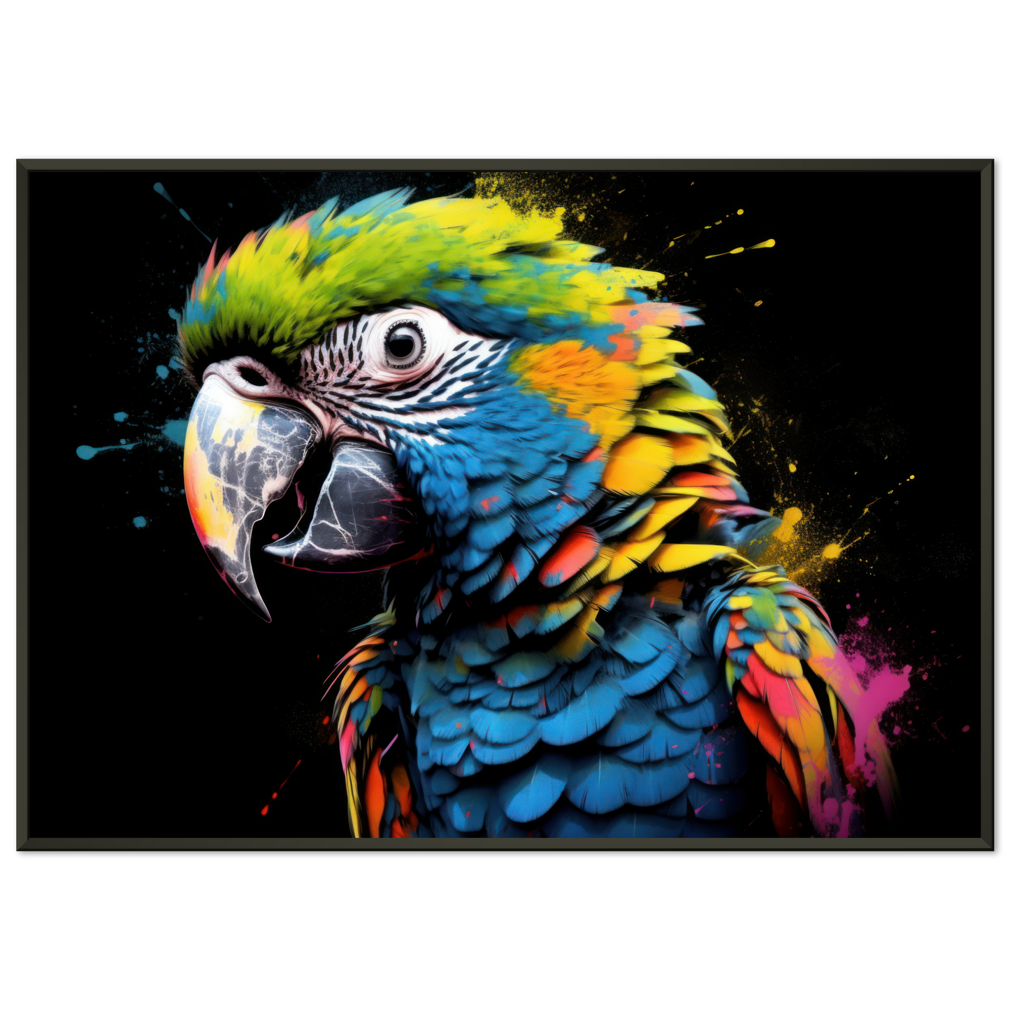 Papagei Pop-Art (BIRD48)