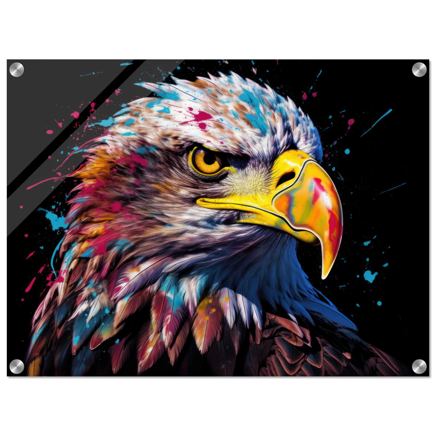 Weißkopf Seeadler Pop-Art (BIRD49)