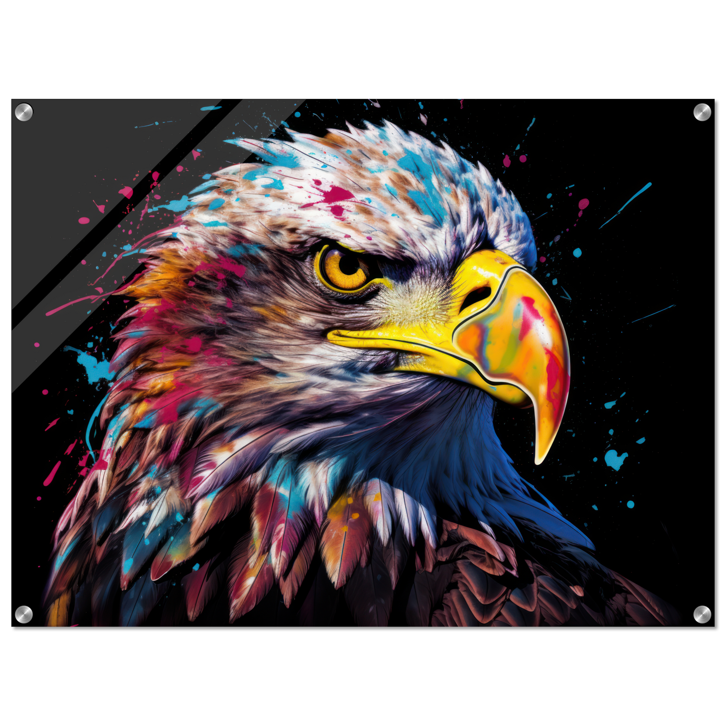 Weißkopf Seeadler Pop-Art (BIRD49)