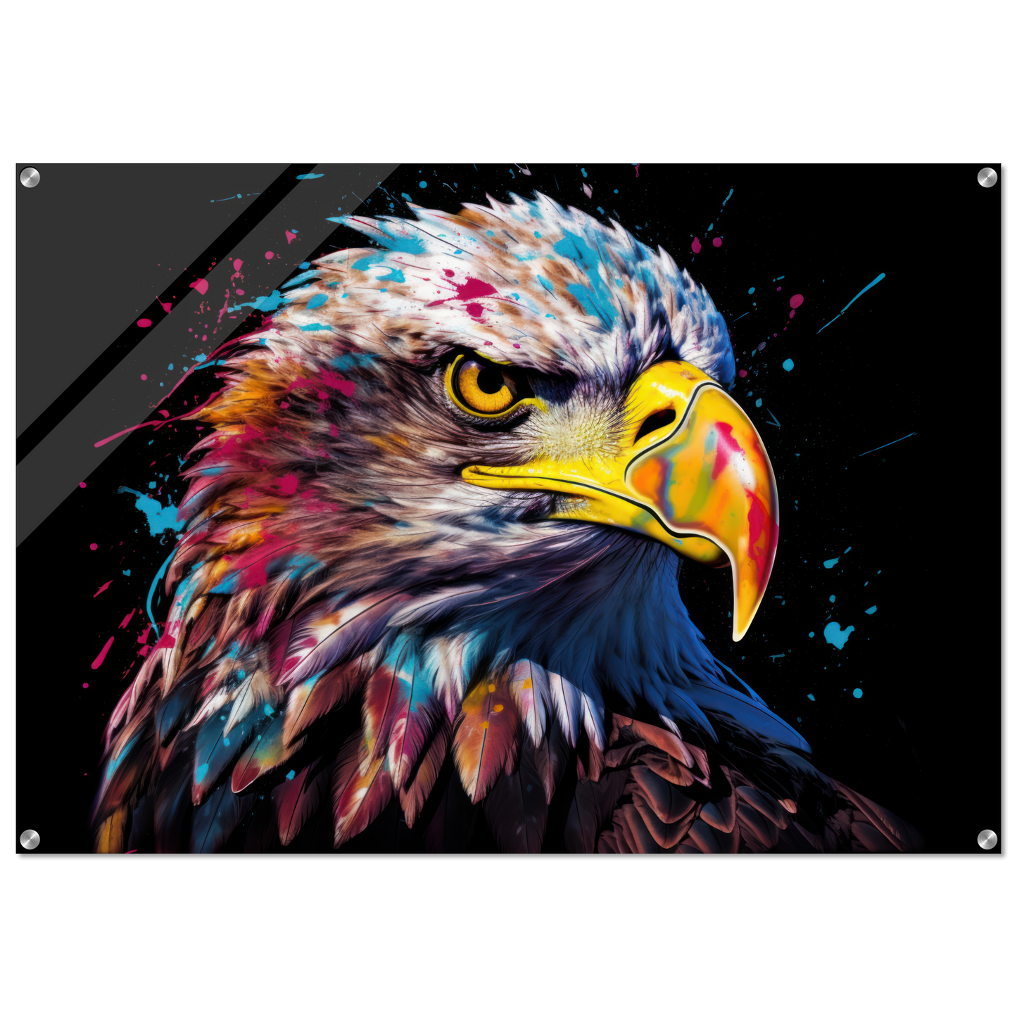 Weißkopf Seeadler Pop-Art (BIRD49)