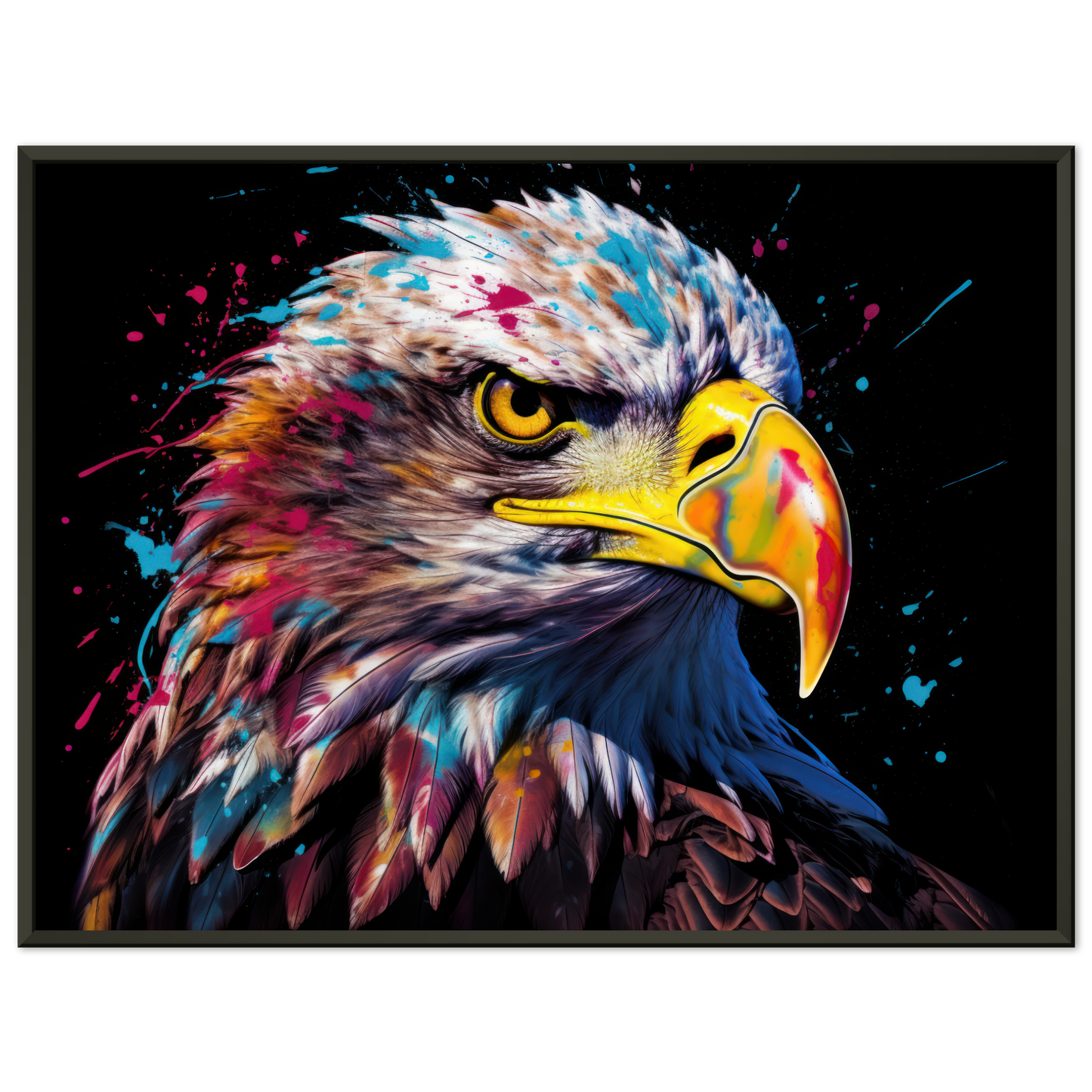 Weißkopf Seeadler Pop-Art (BIRD49)