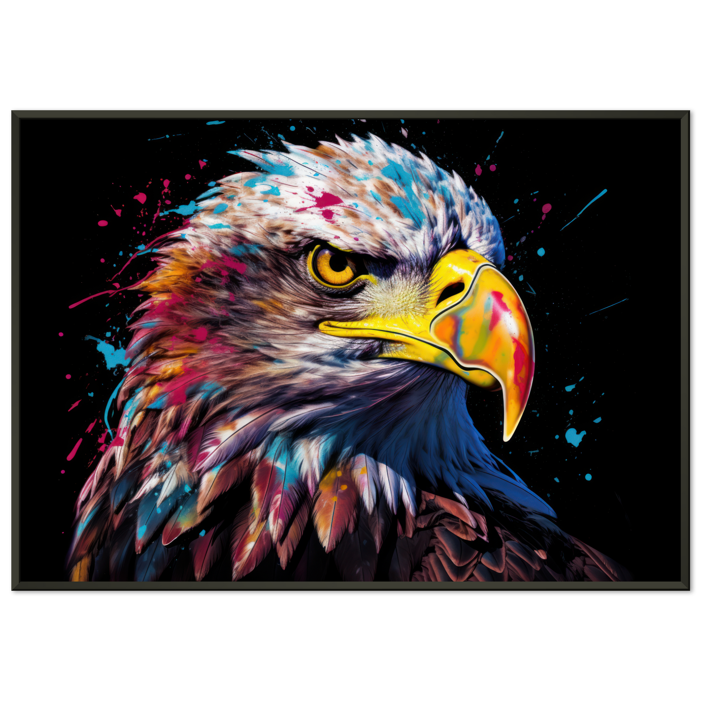 Weißkopf Seeadler Pop-Art (BIRD49)