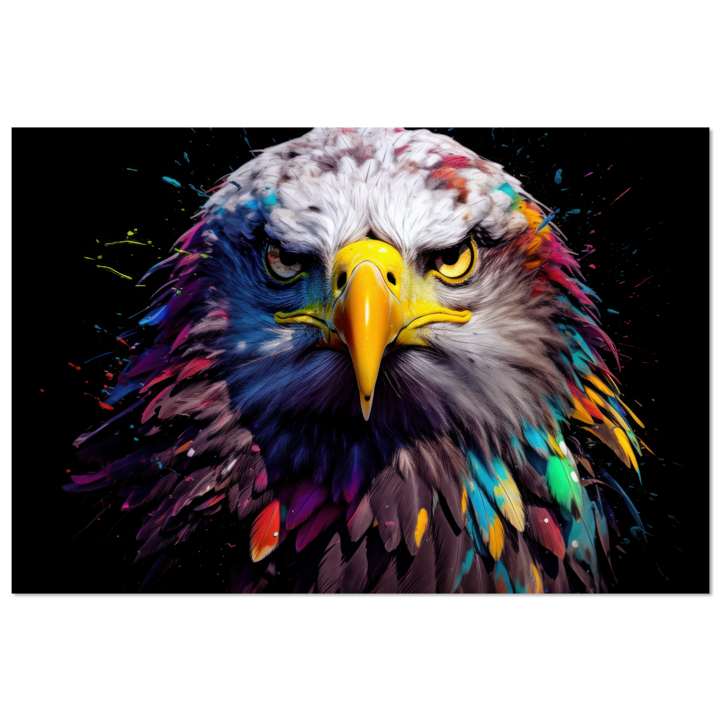 Weißkopf Seeadler Pop-Art (BIRD50)