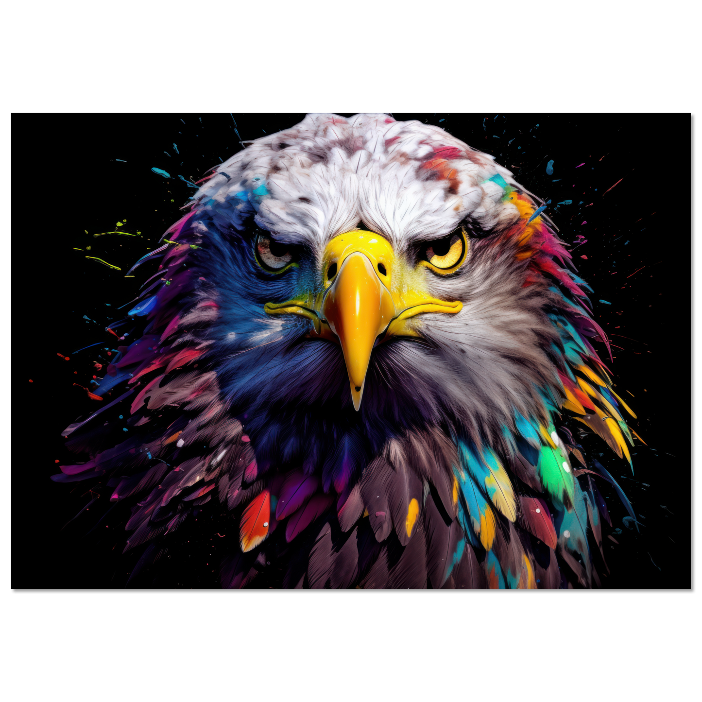 Weißkopf Seeadler Pop-Art (BIRD50)