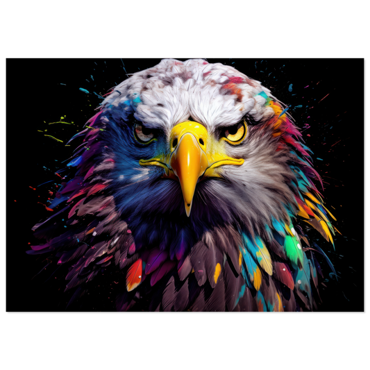 Bald eagle pop art (BIRD50)