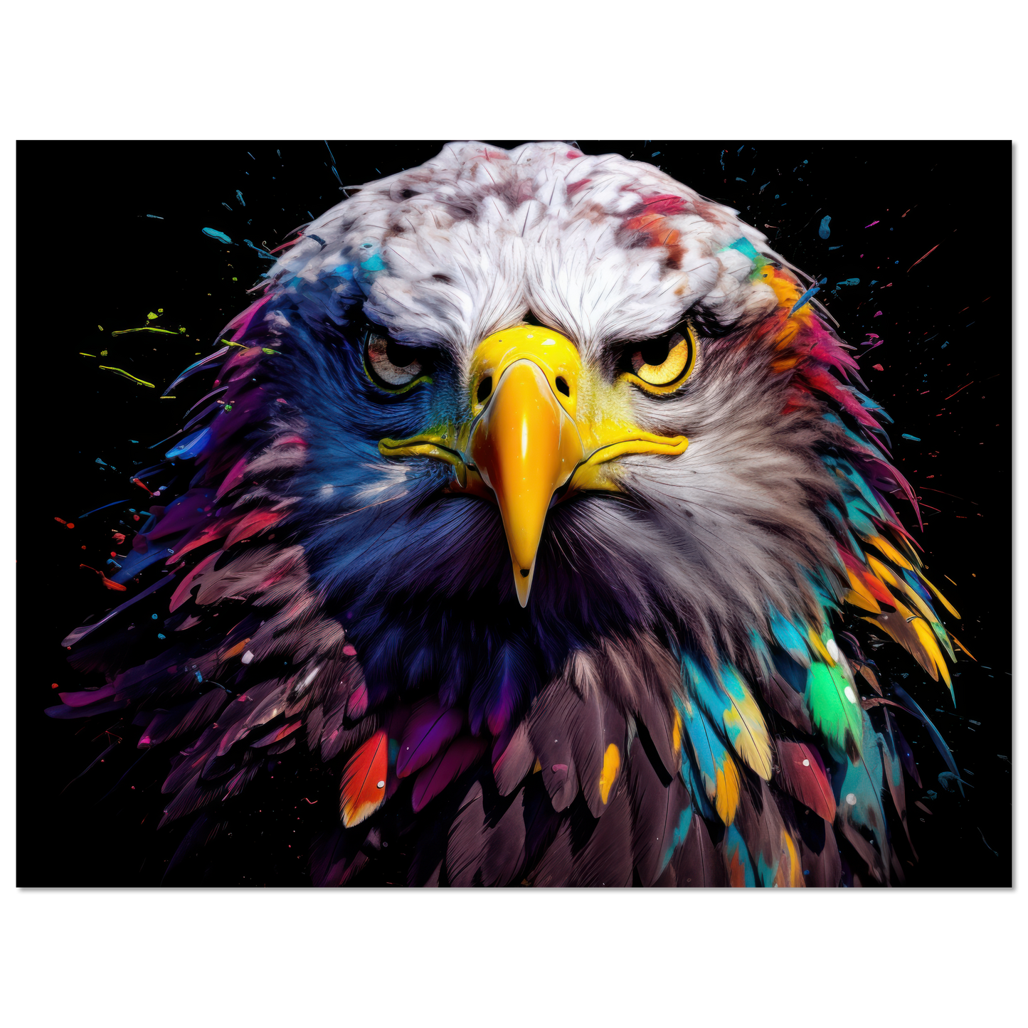 Weißkopf Seeadler Pop-Art (BIRD50)