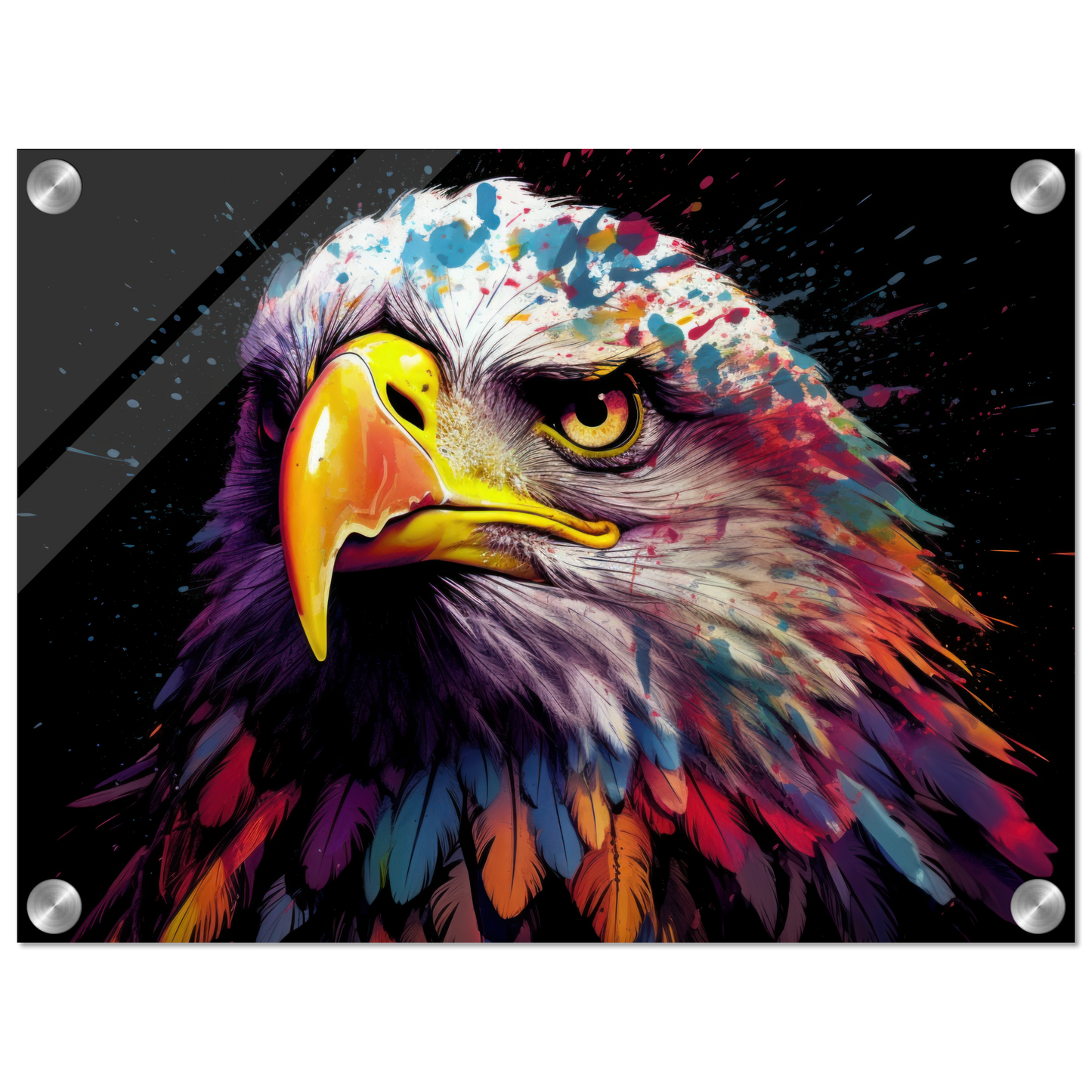 Weißkopf Seeadler Pop-Art (BIRD51)
