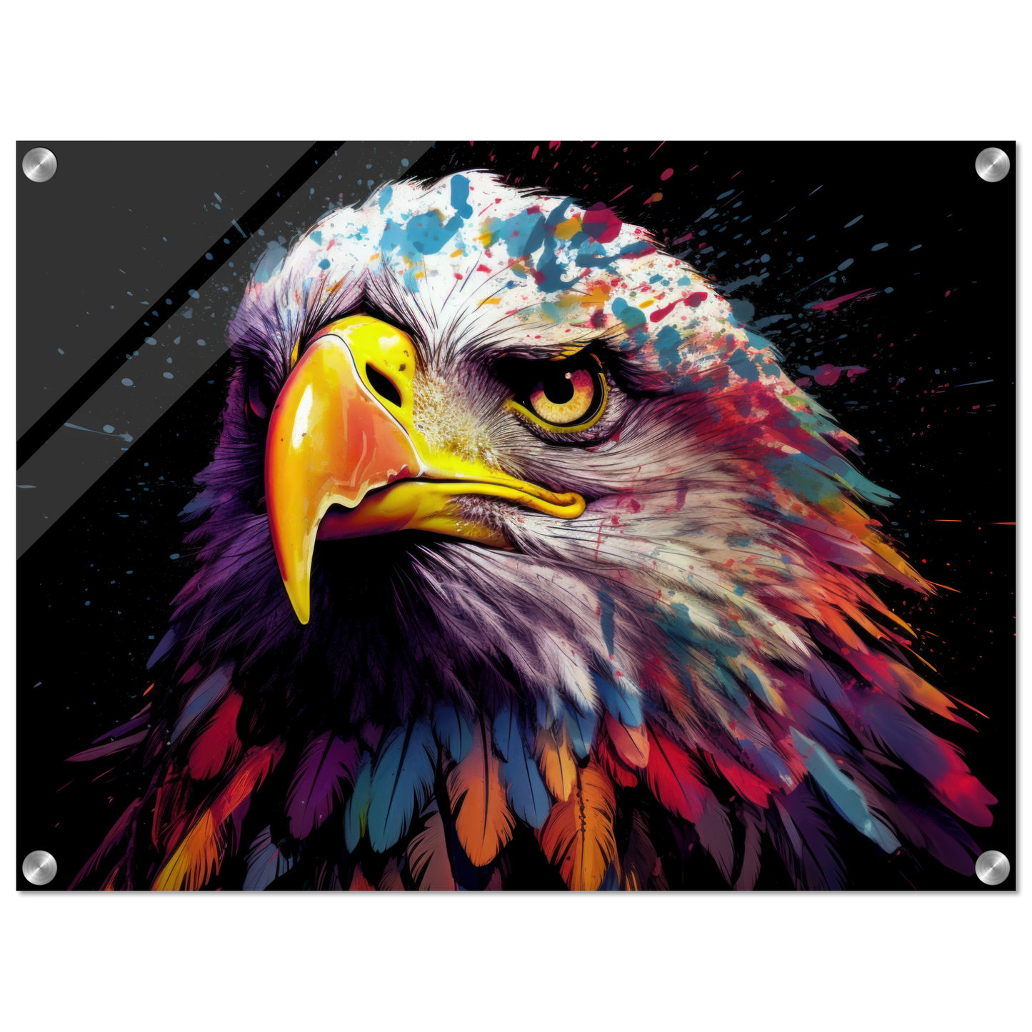 Weißkopf Seeadler Pop-Art (BIRD51)