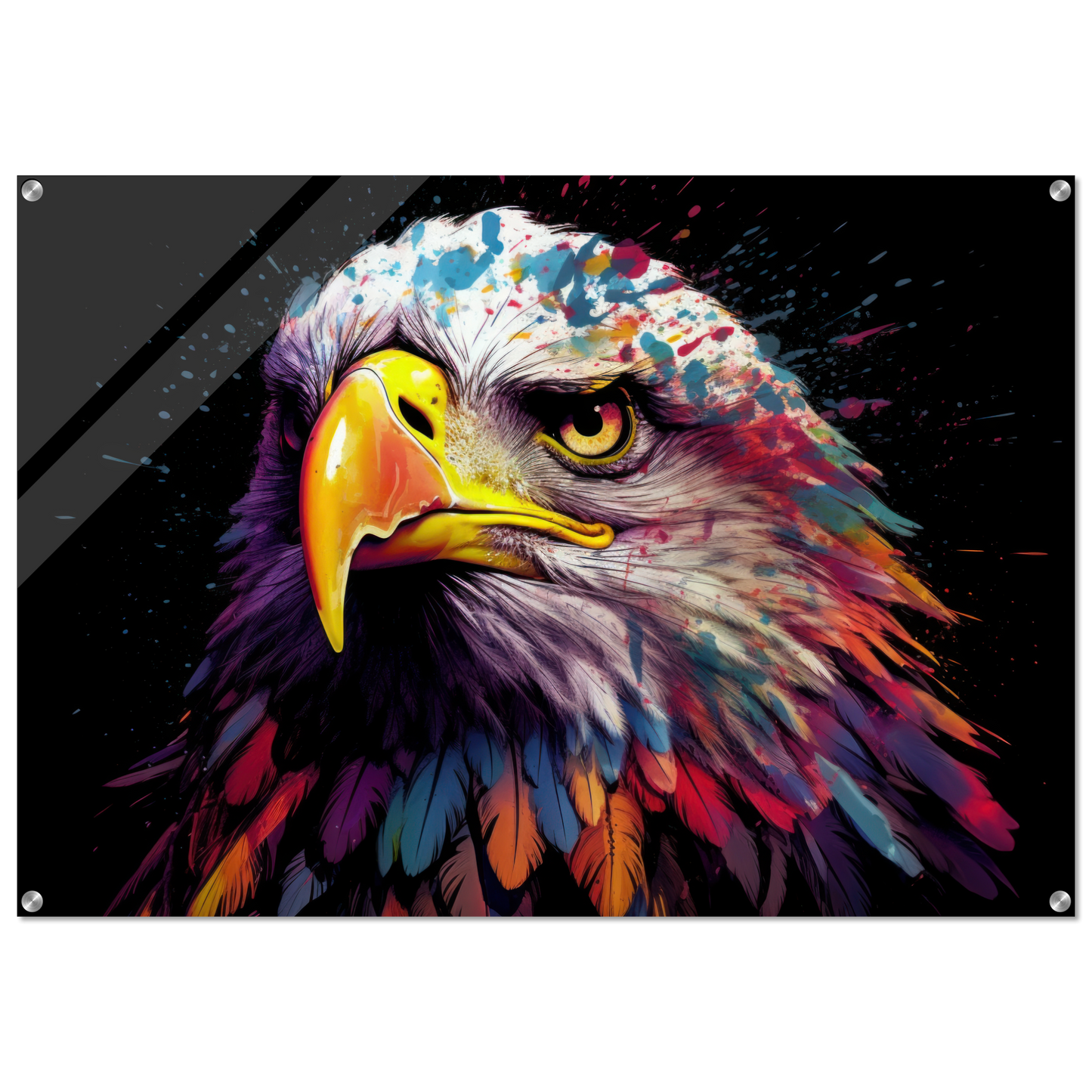 Weißkopf Seeadler Pop-Art (BIRD51)
