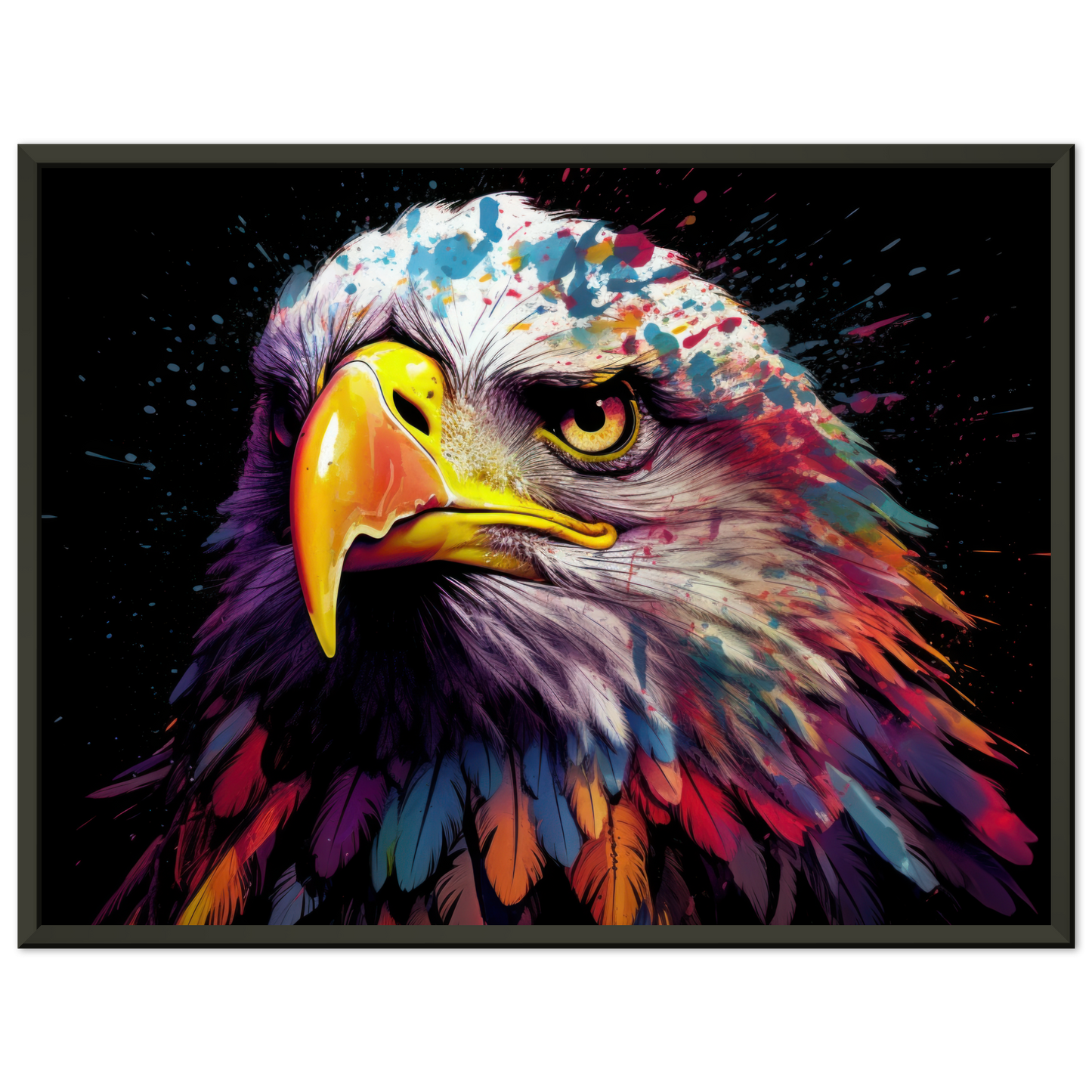 Weißkopf Seeadler Pop-Art (BIRD51)