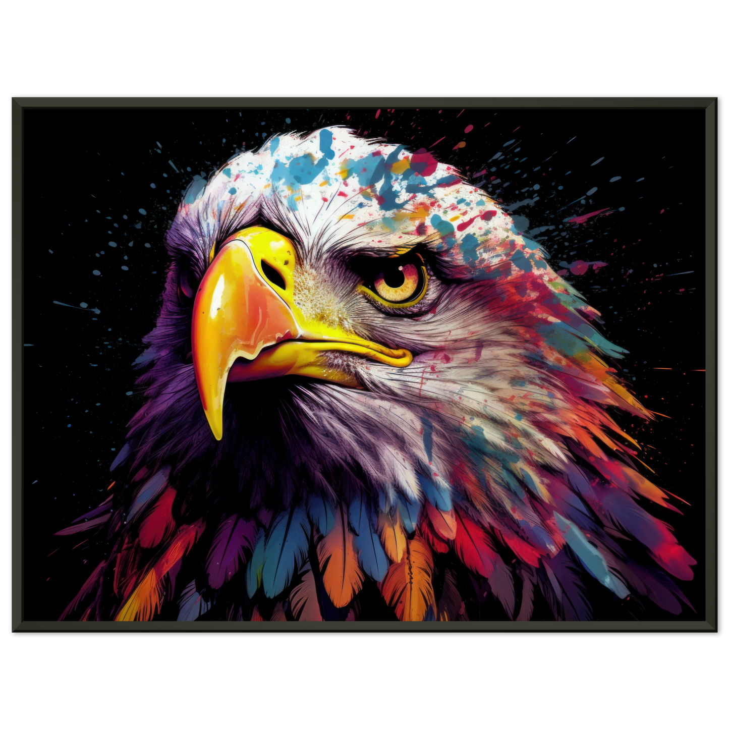 Weißkopf Seeadler Pop-Art (BIRD51)