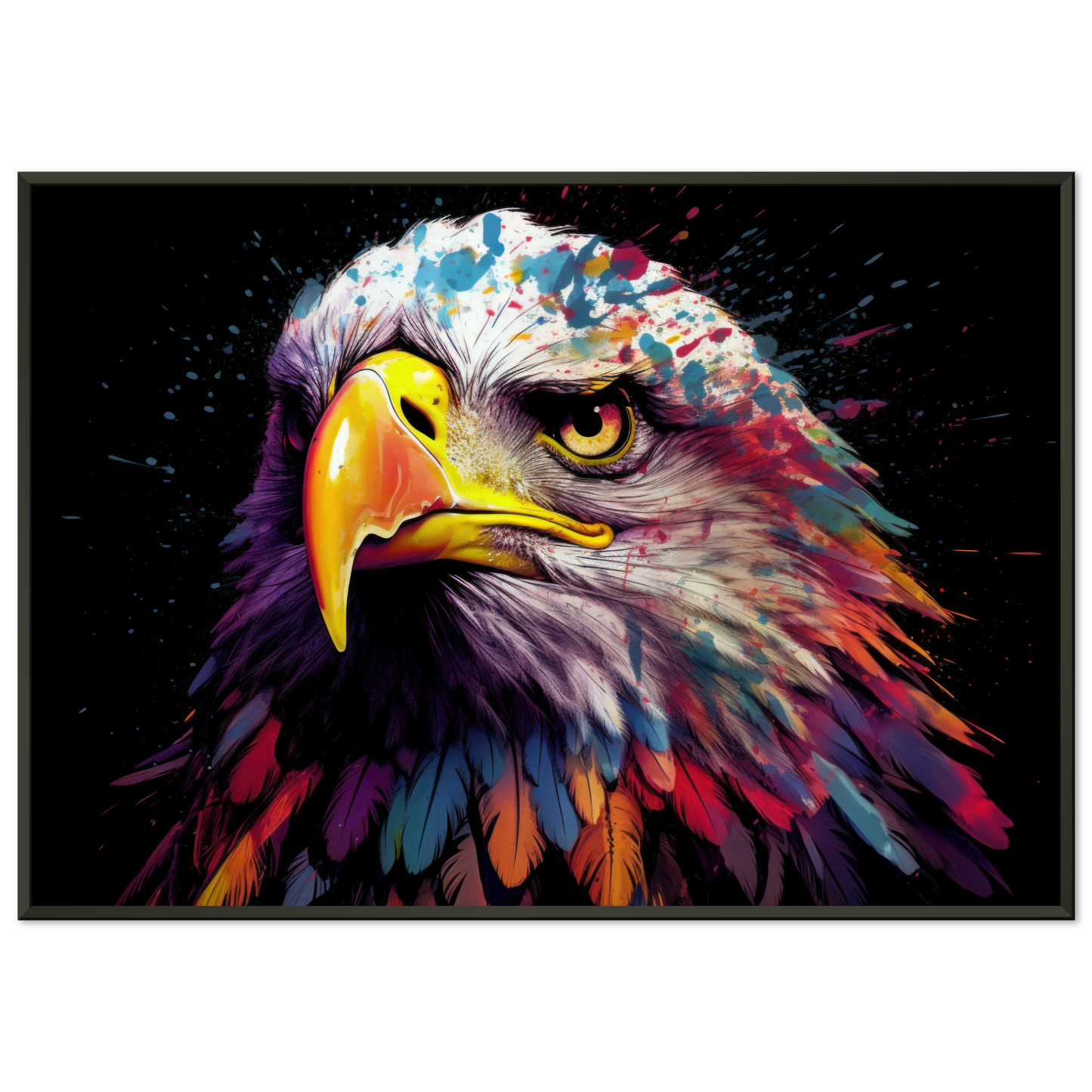 Weißkopf Seeadler Pop-Art (BIRD51)