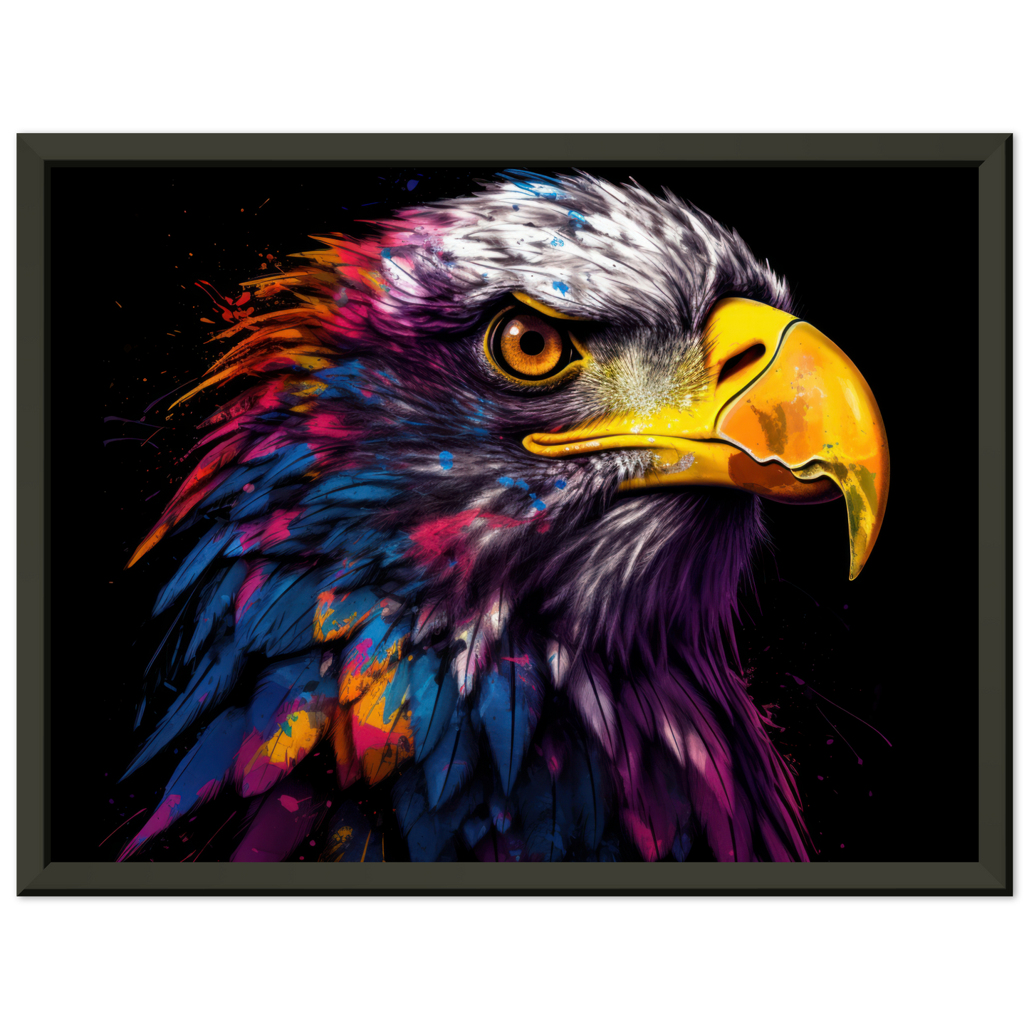 Weißkopf Seeadler Pop-Art (BIRD52)