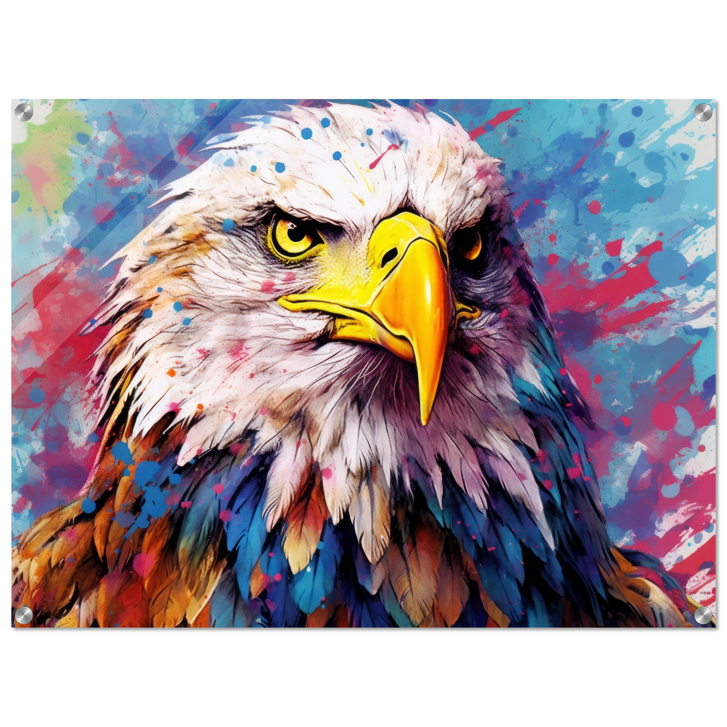 Weißkopf Seeadler Pop-Art (BIRD53)