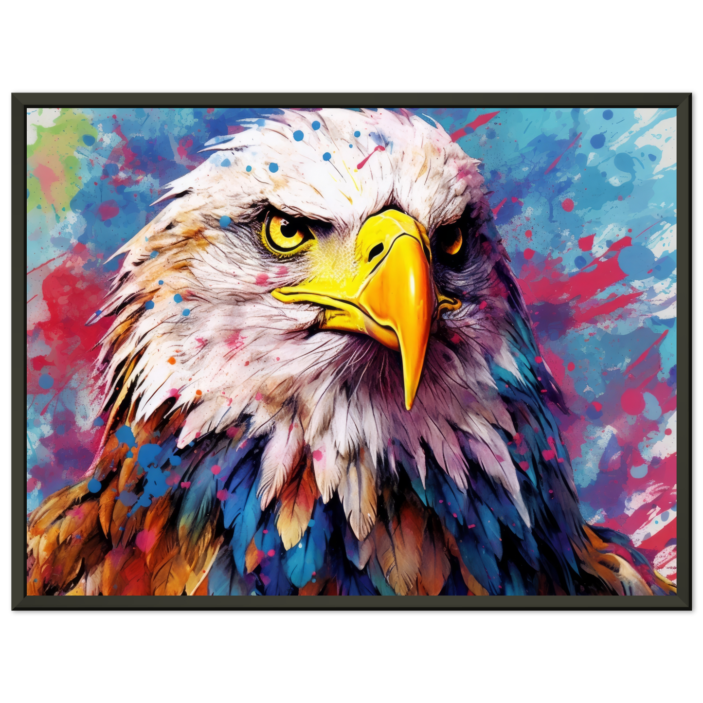 Weißkopf Seeadler Pop-Art (BIRD53)
