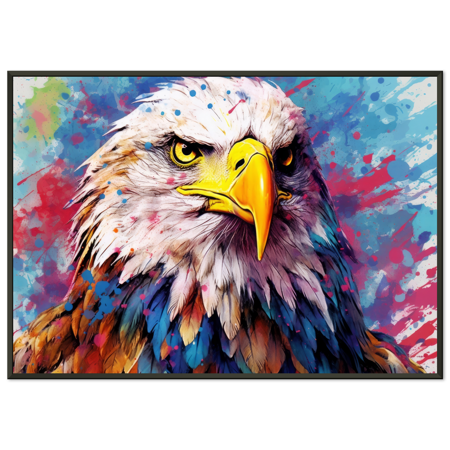 Weißkopf Seeadler Pop-Art (BIRD53)