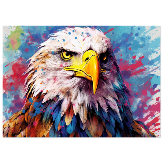 Bald eagle pop art (BIRD53)