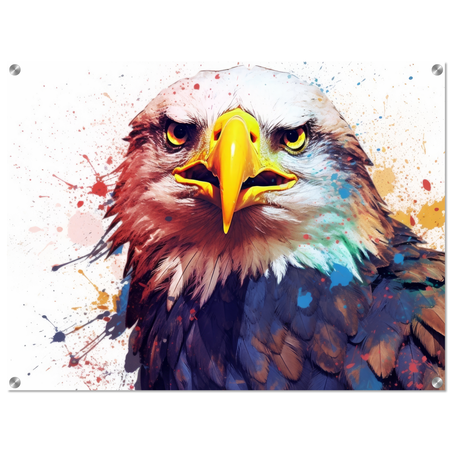 Weißkopf Seeadler Pop-Art (BIRD54)