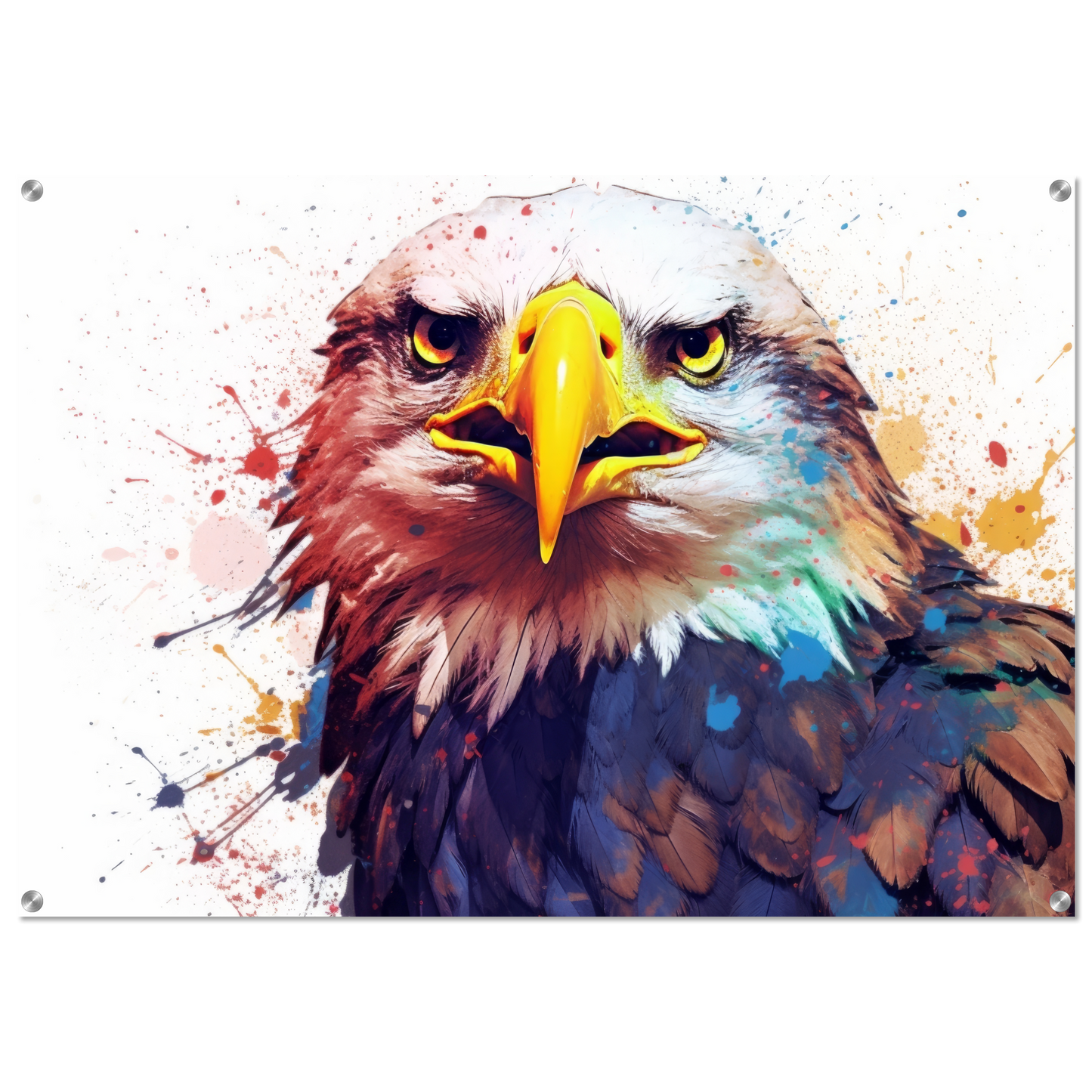 Weißkopf Seeadler Pop-Art (BIRD54)