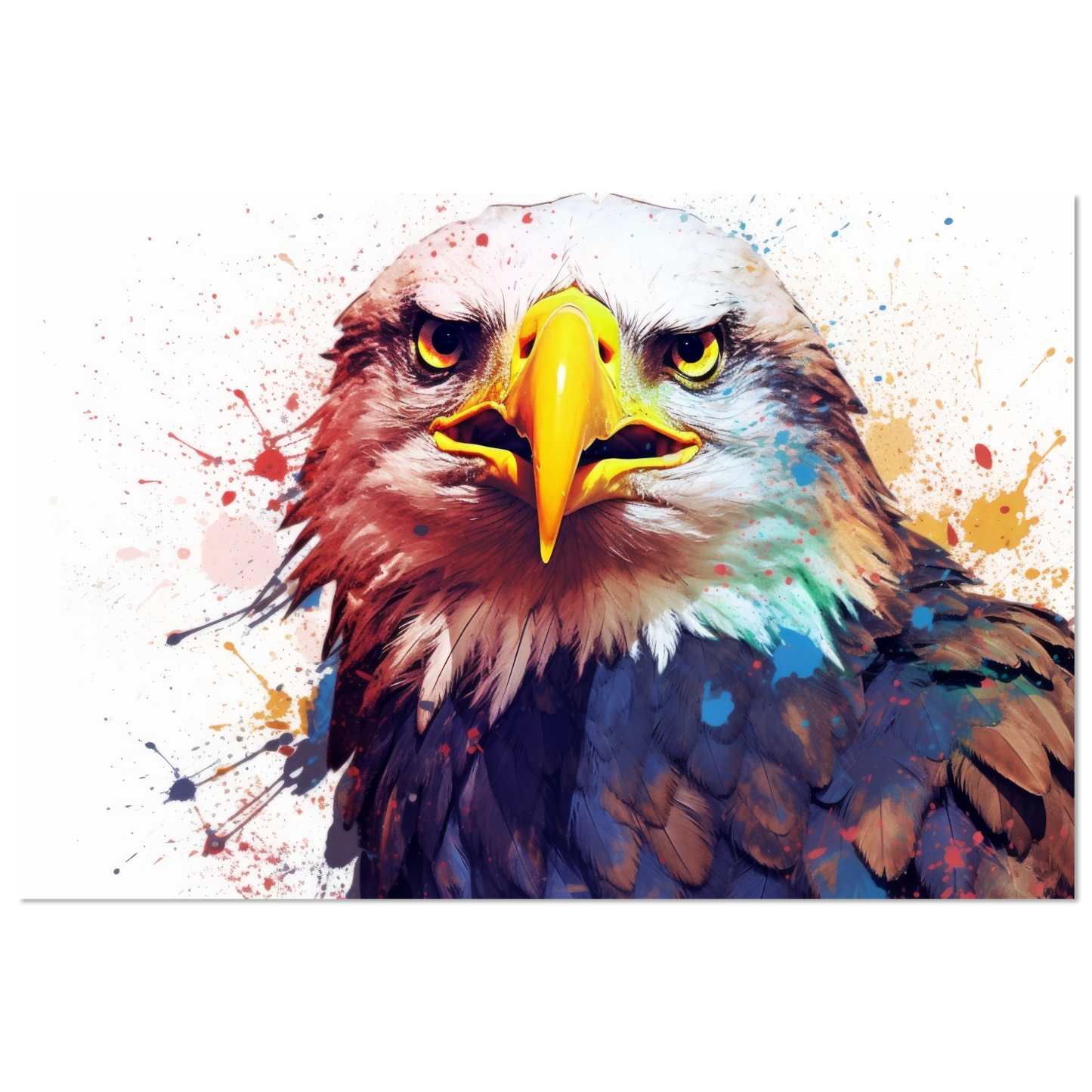 Weißkopf Seeadler Pop-Art (BIRD54)