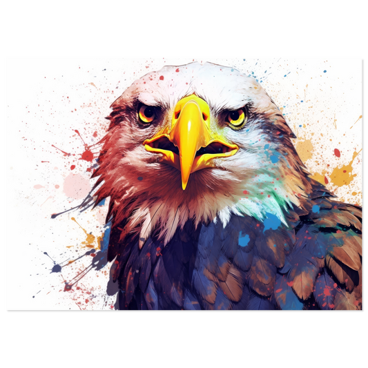 Bald eagle pop art (BIRD54)