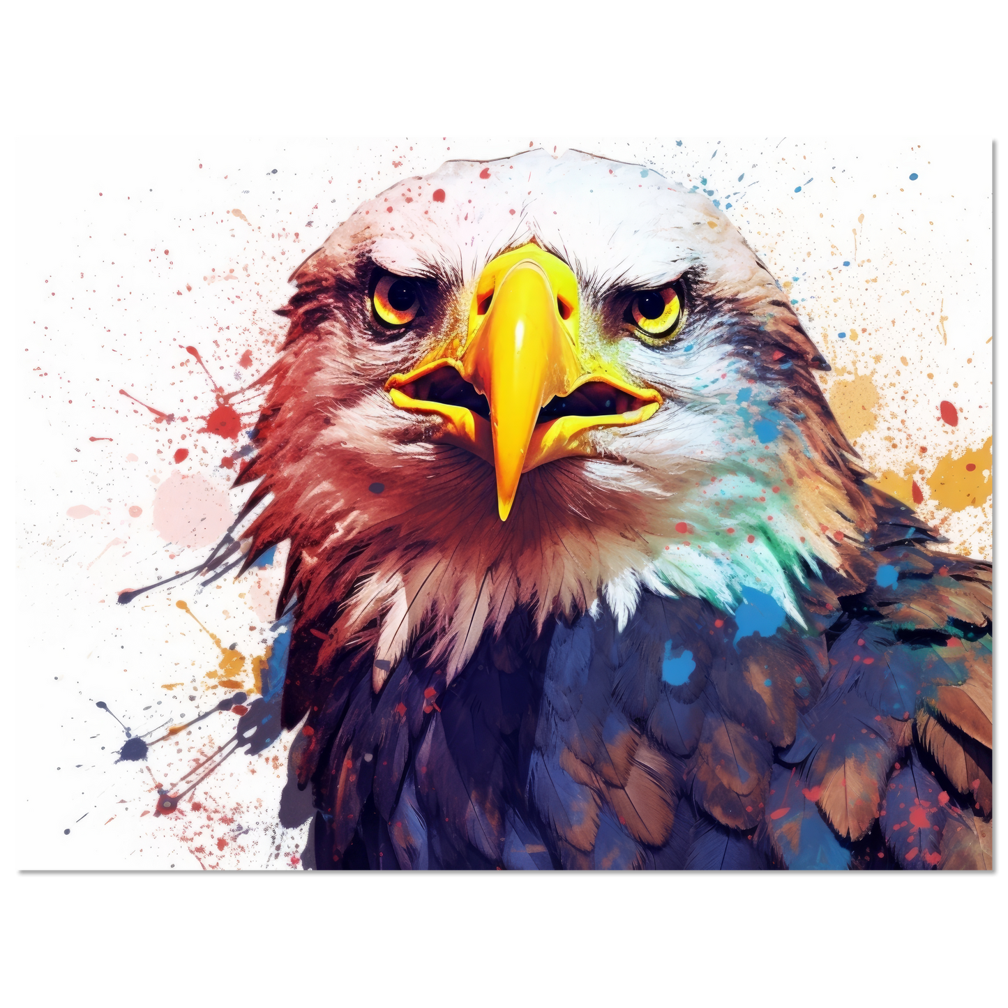 Weißkopf Seeadler Pop-Art (BIRD54)