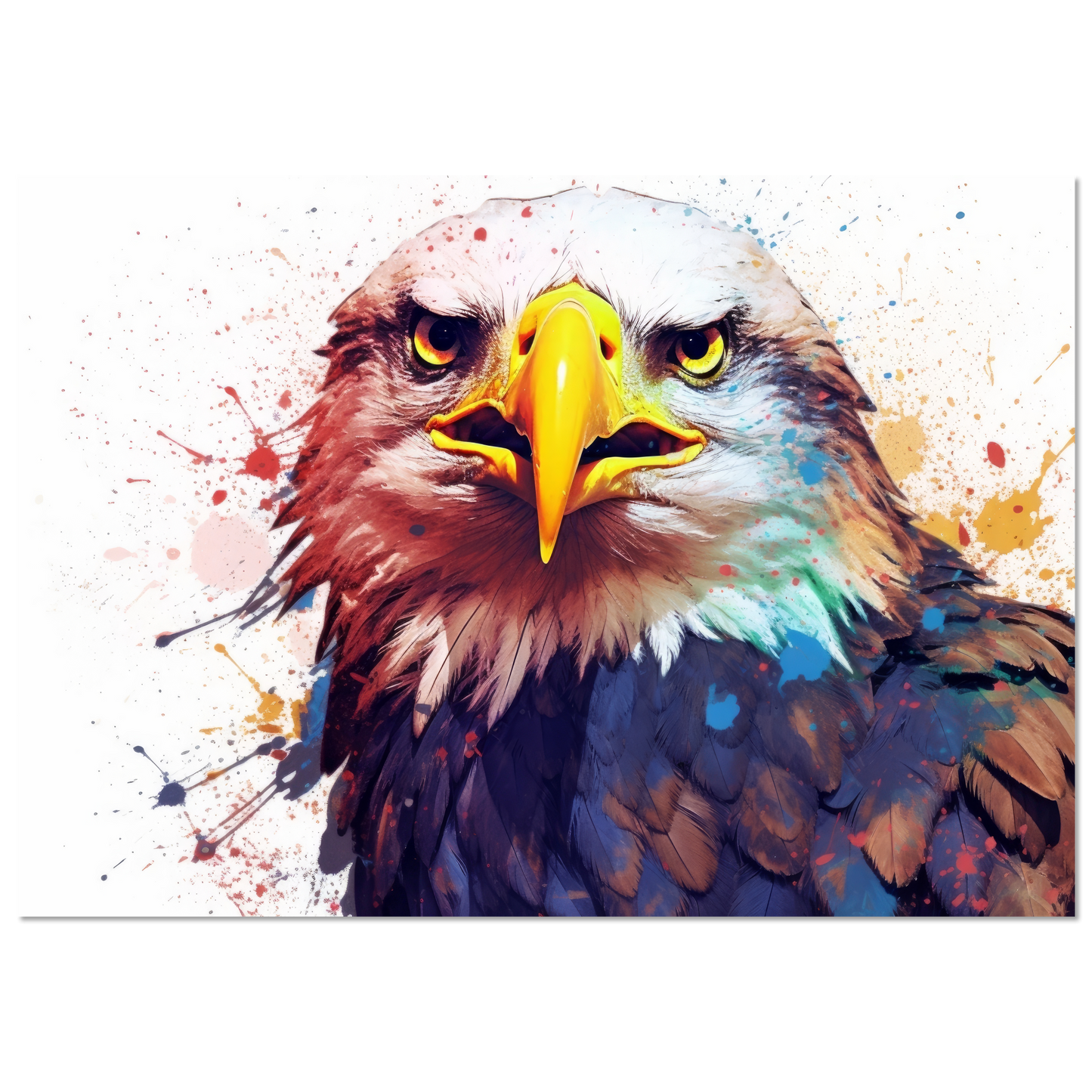 Weißkopf Seeadler Pop-Art (BIRD54)