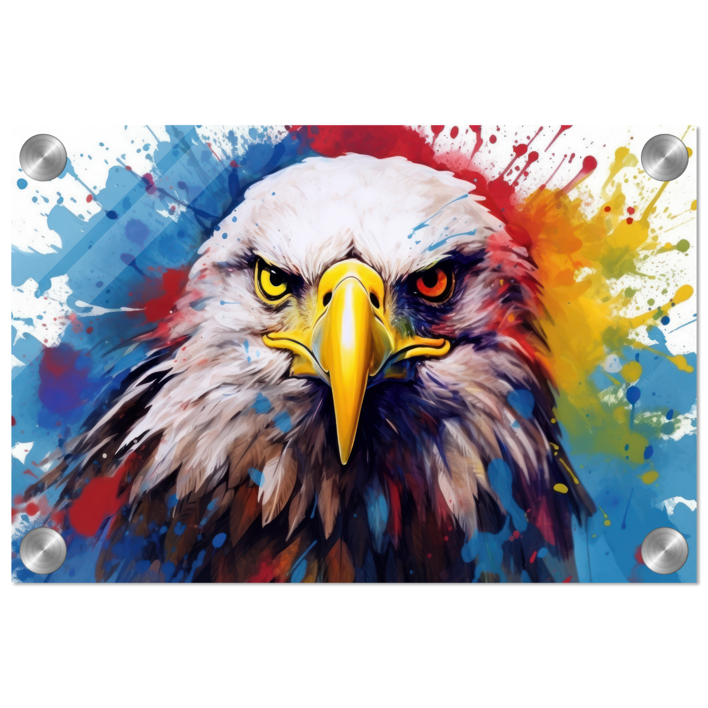 Weißkopf Seeadler Pop-Art (BIRD55)