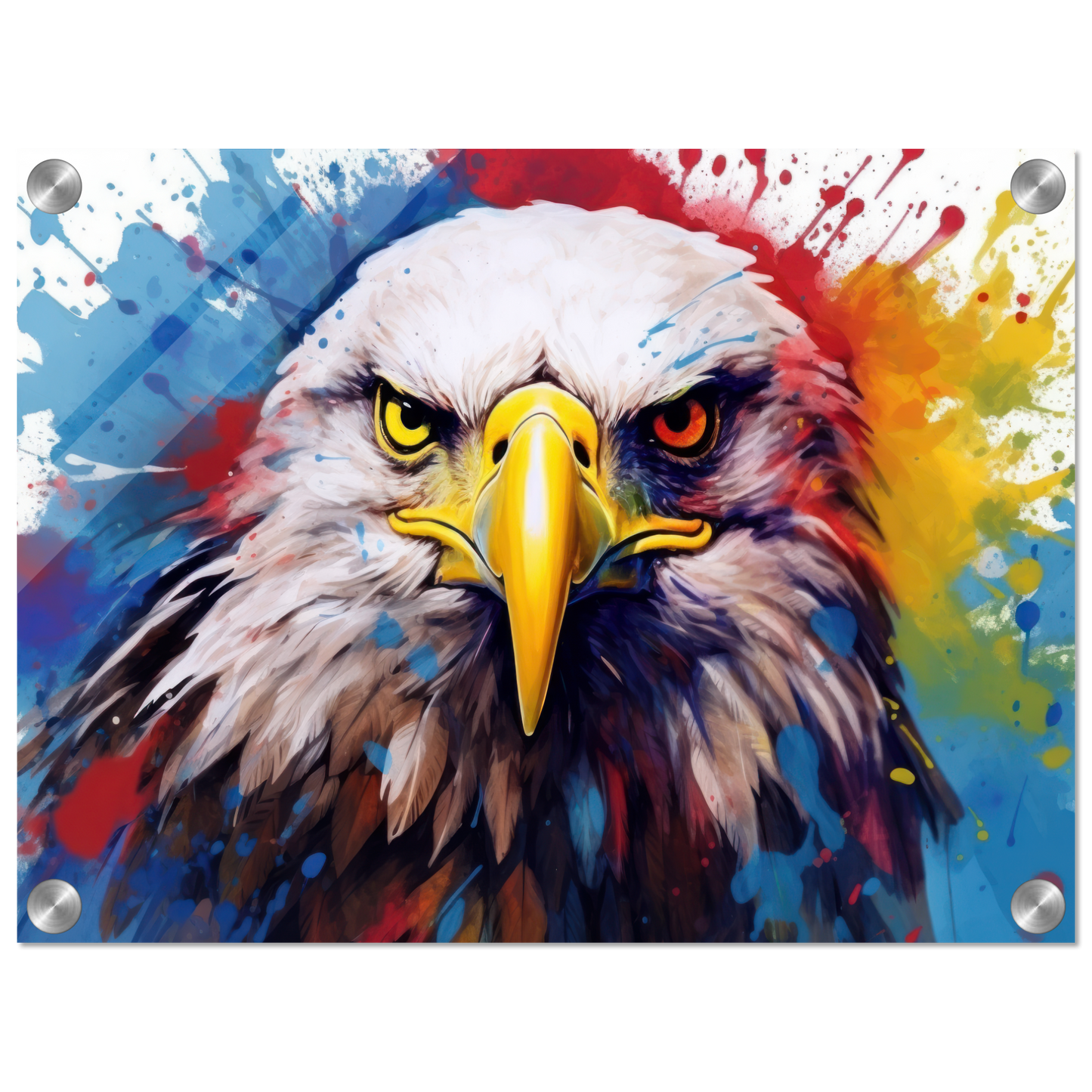 Weißkopf Seeadler Pop-Art (BIRD55)