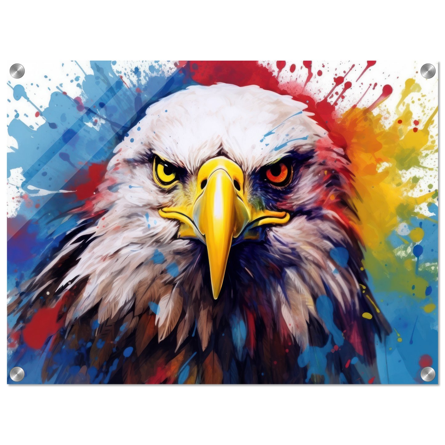 Weißkopf Seeadler Pop-Art (BIRD55)