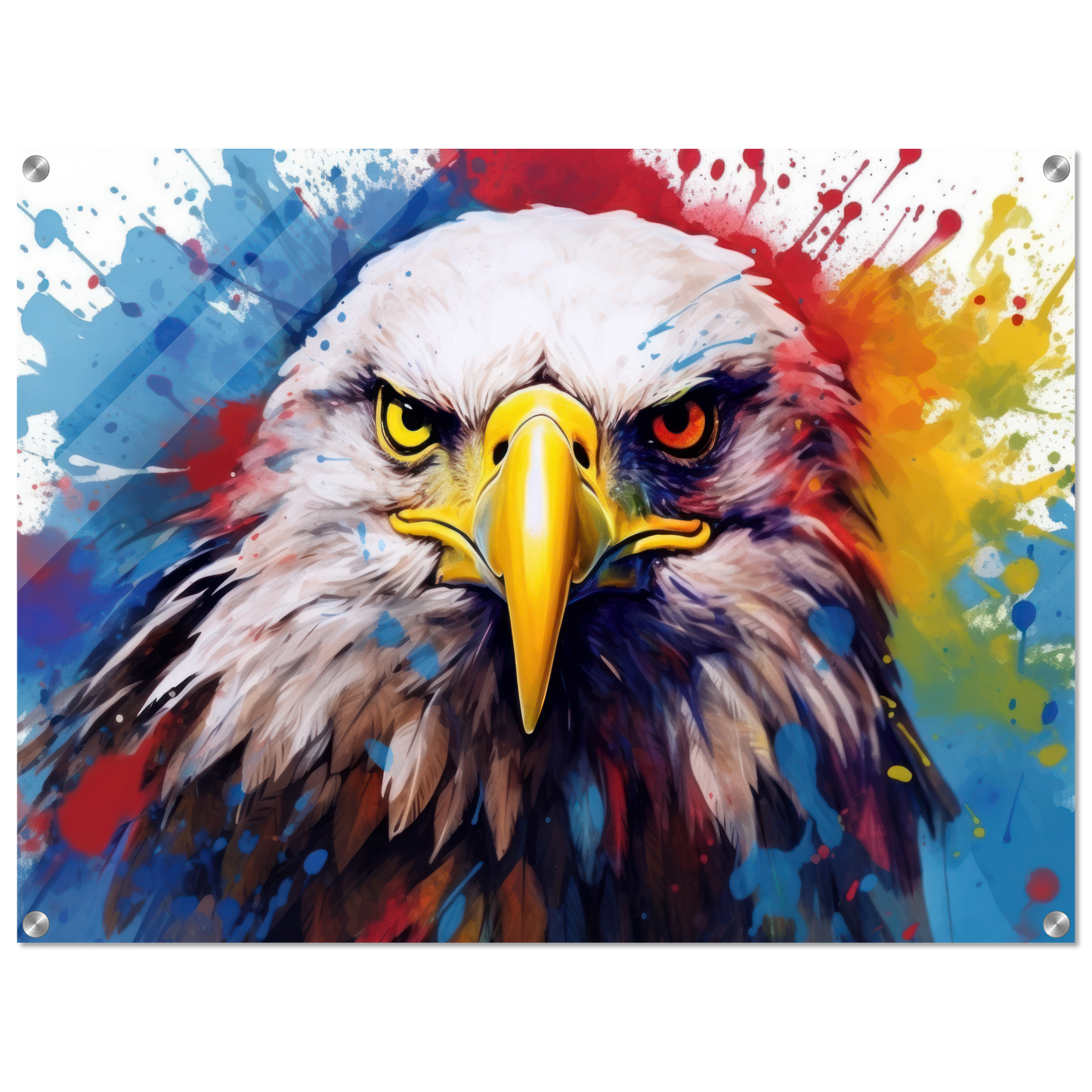 Weißkopf Seeadler Pop-Art (BIRD55)