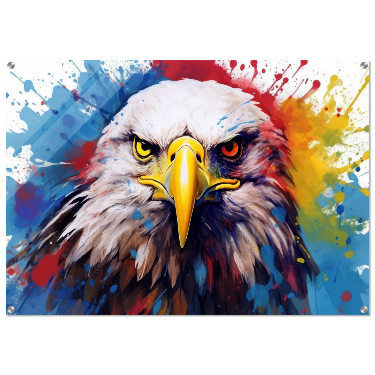 Weißkopf Seeadler Pop-Art (BIRD55)