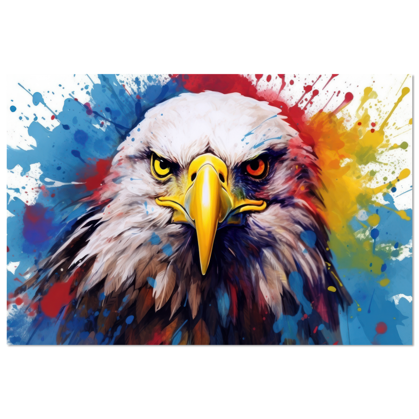 Weißkopf Seeadler Pop-Art (BIRD55)