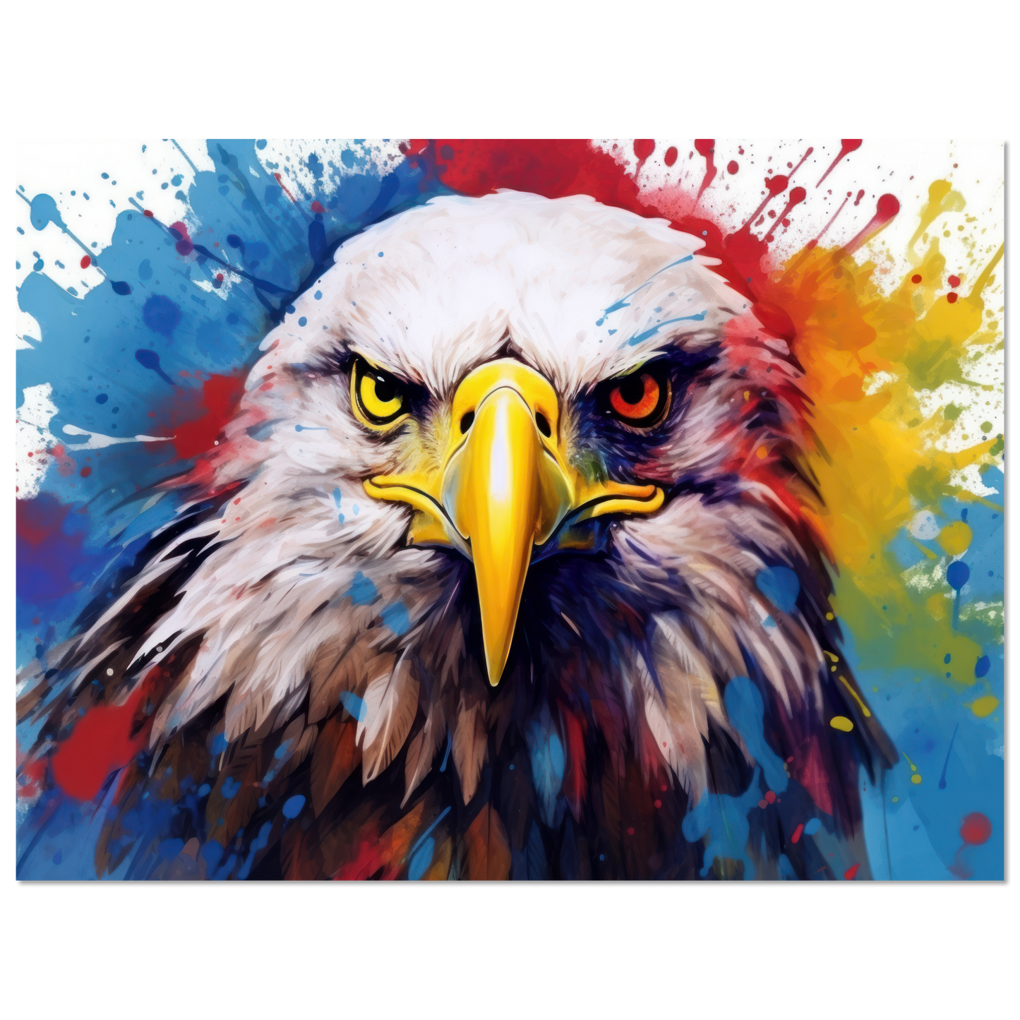 Weißkopf Seeadler Pop-Art (BIRD55)