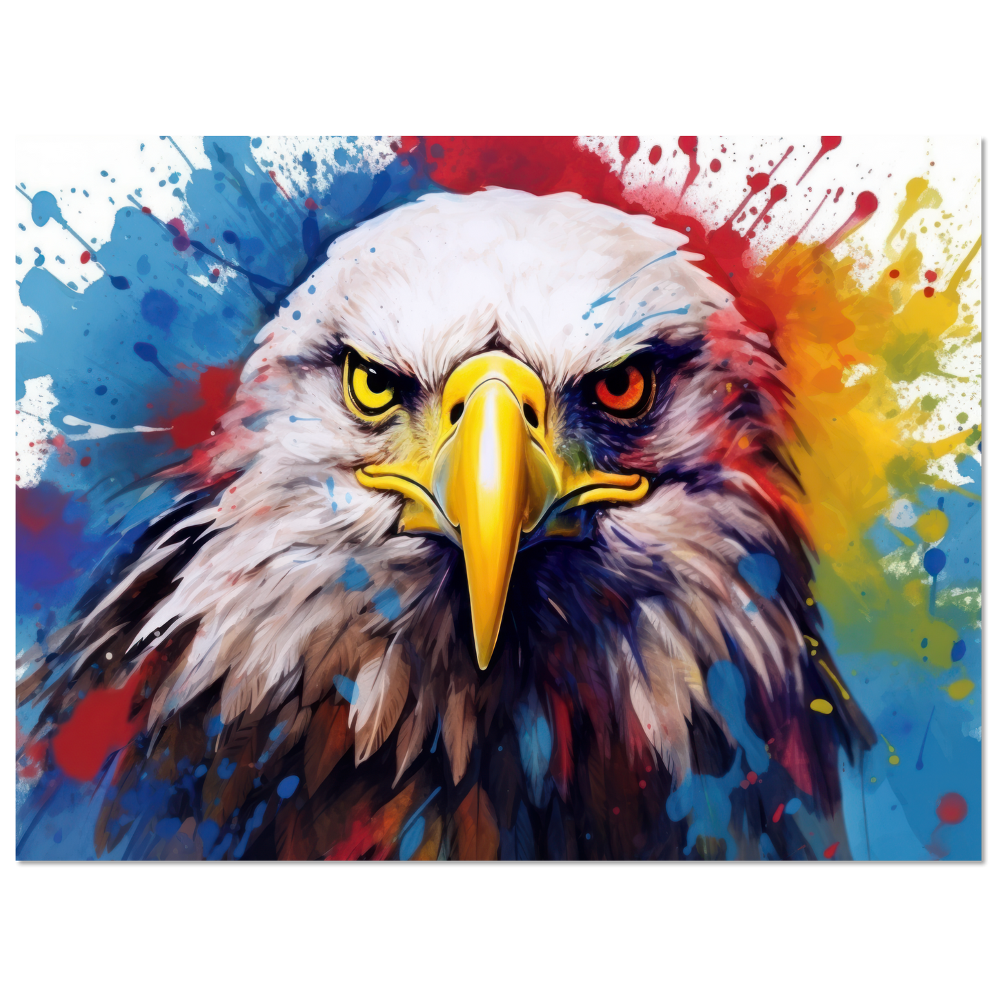 Weißkopf Seeadler Pop-Art (BIRD55)