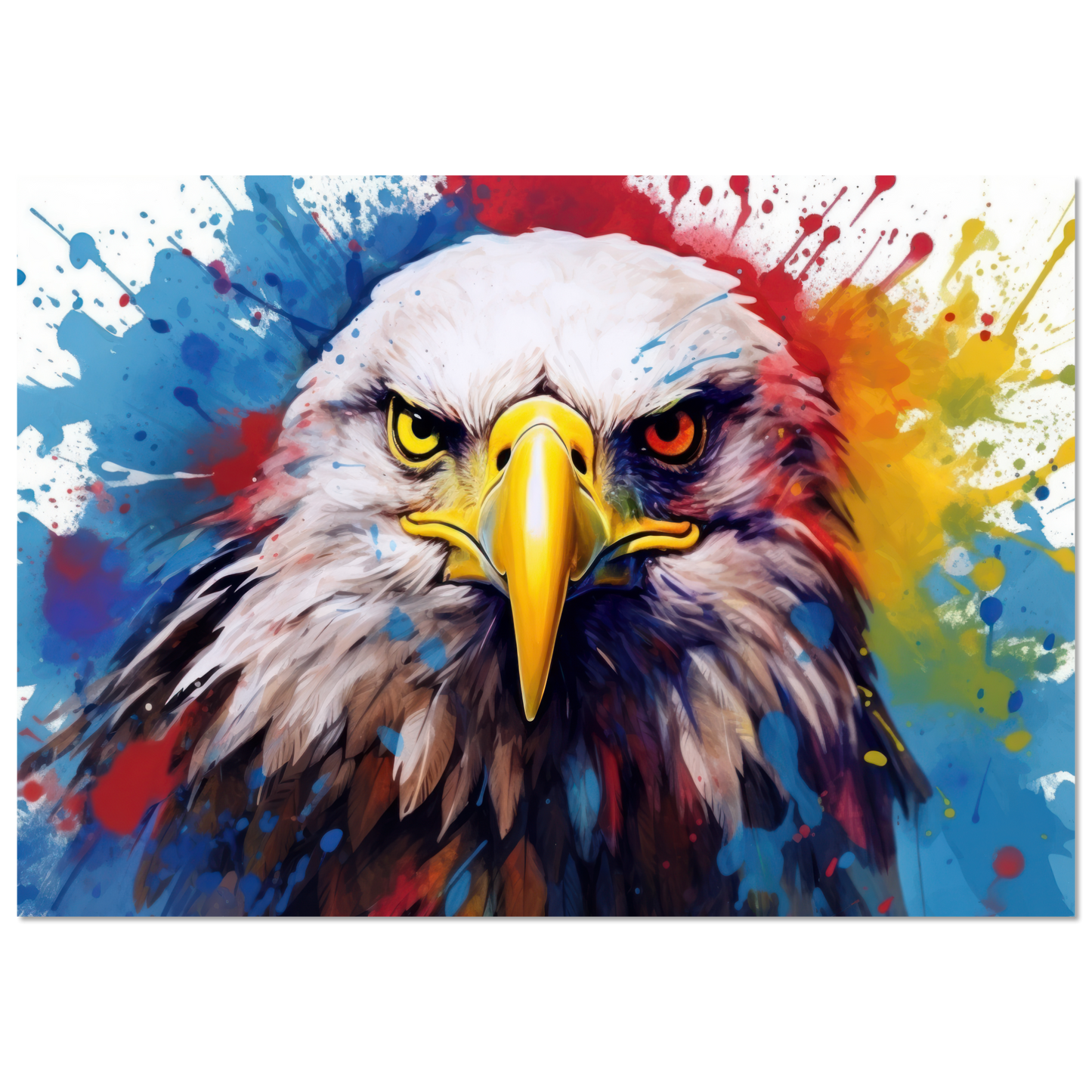 Weißkopf Seeadler Pop-Art (BIRD55)