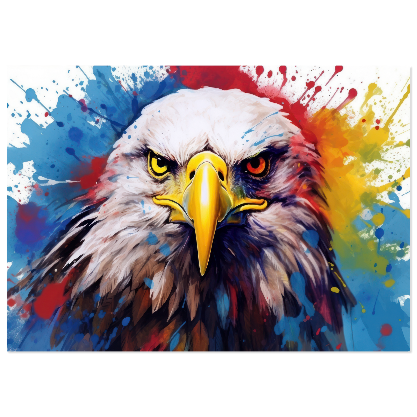 Weißkopf Seeadler Pop-Art (BIRD55)