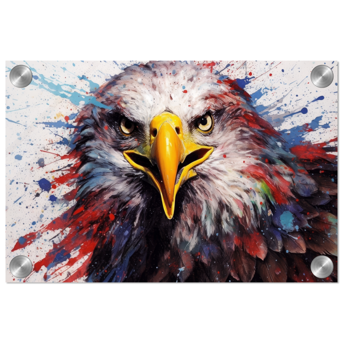 Weißkopf Seeadler Pop-Art (BIRD56)