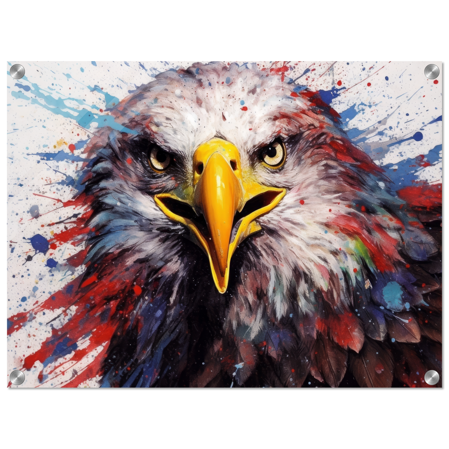 Weißkopf Seeadler Pop-Art (BIRD56)
