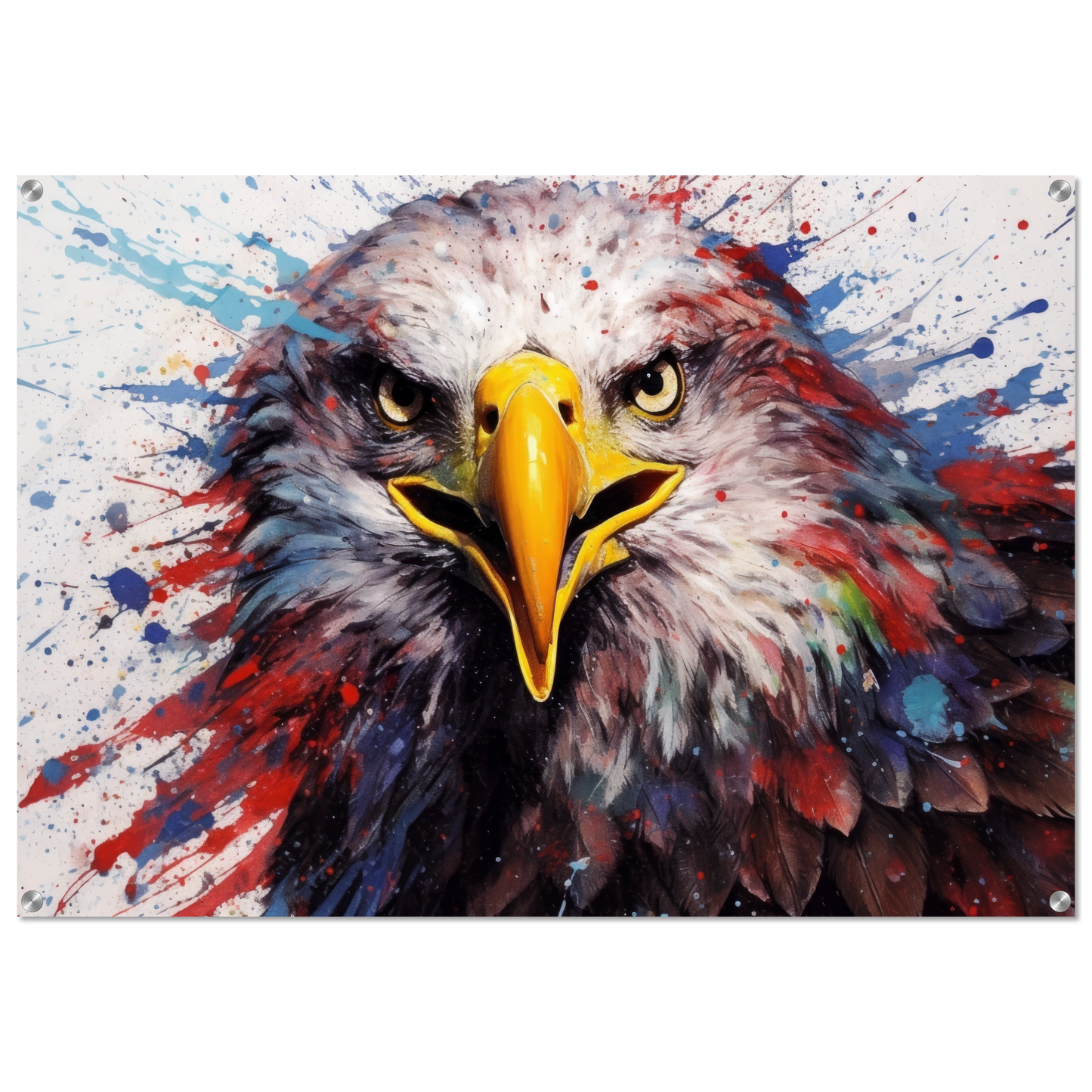 Weißkopf Seeadler Pop-Art (BIRD56)