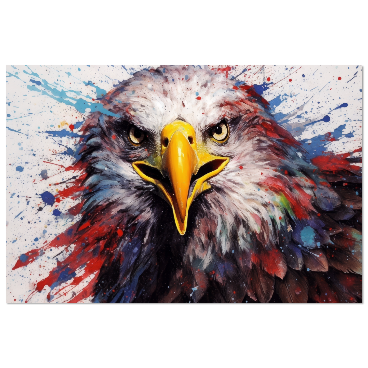 Weißkopf Seeadler Pop-Art (BIRD56)