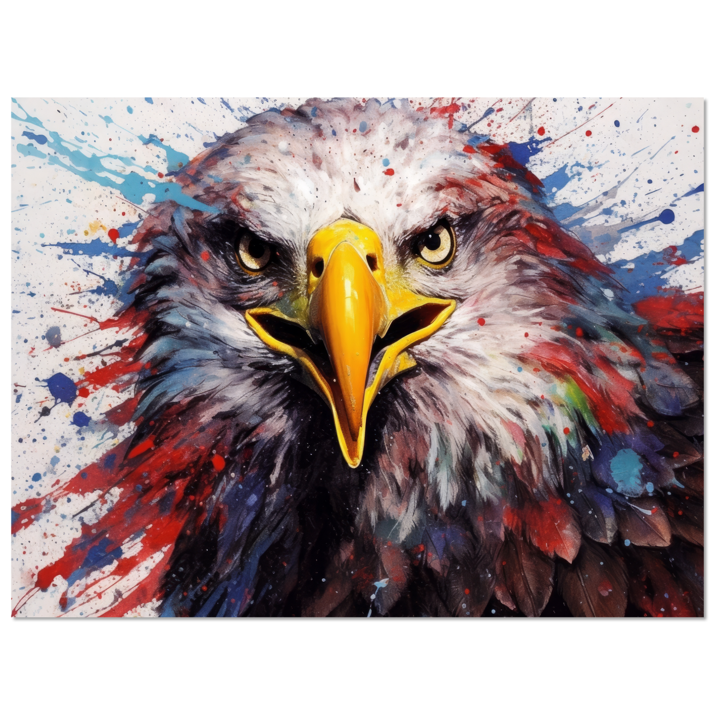 Weißkopf Seeadler Pop-Art (BIRD56)