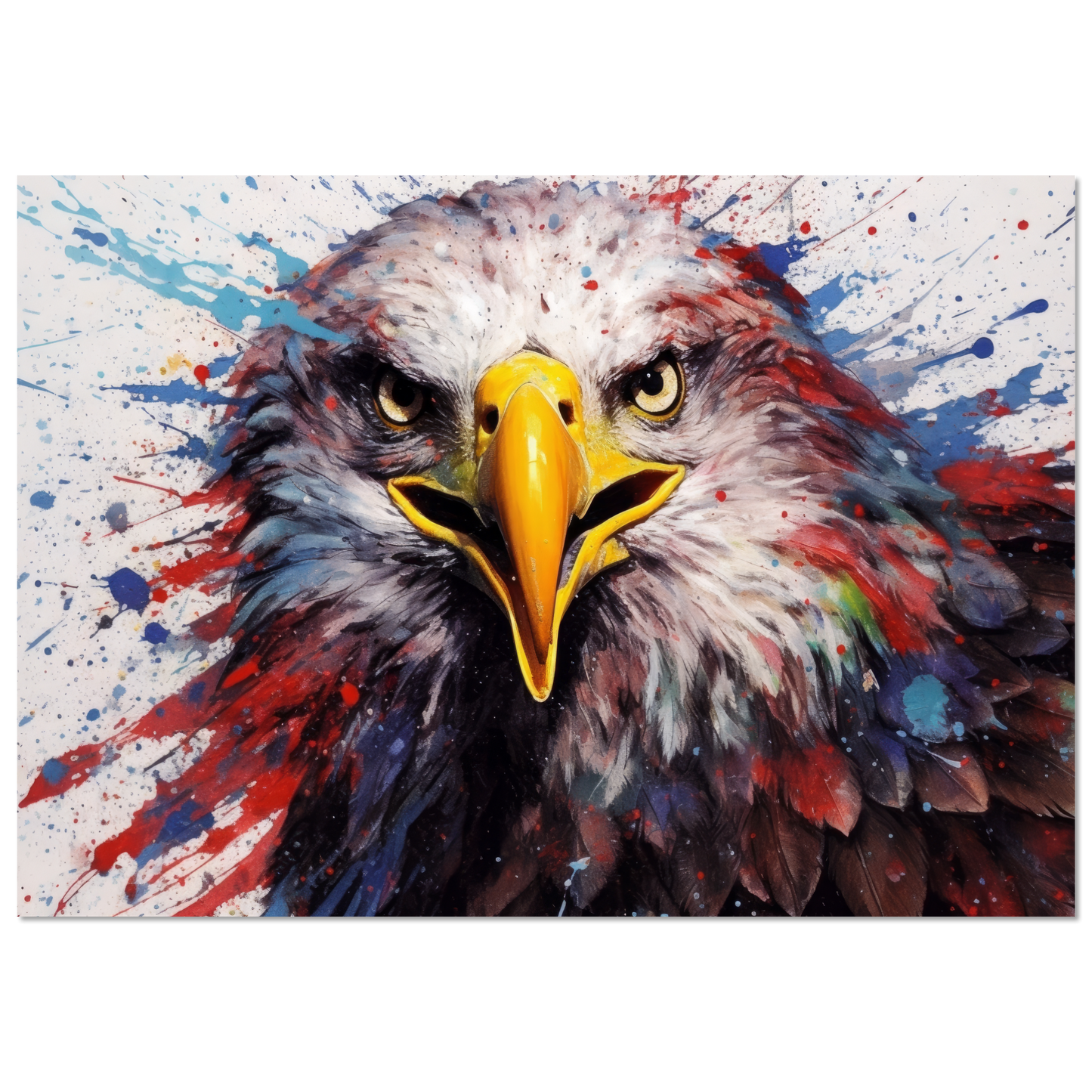 Weißkopf Seeadler Pop-Art (BIRD56)