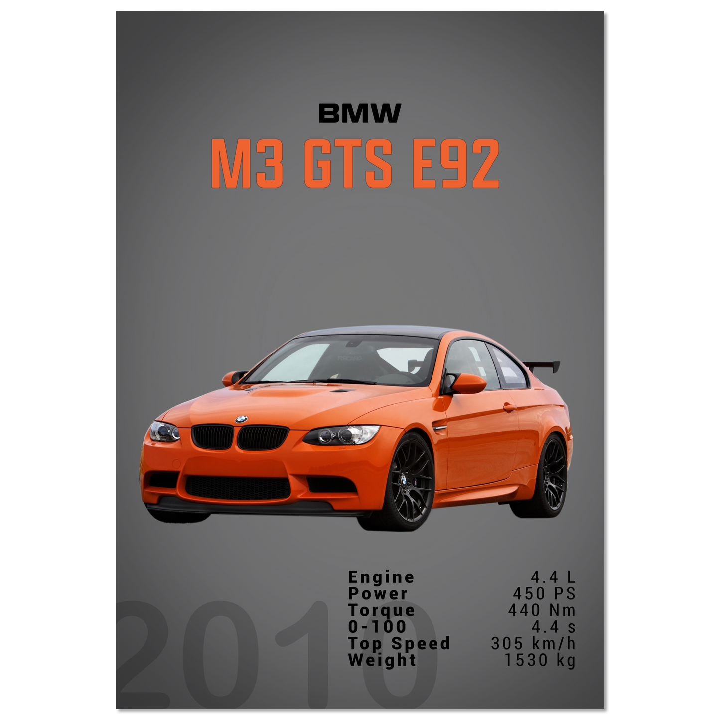 E92 M3 GTS (BMW06D)