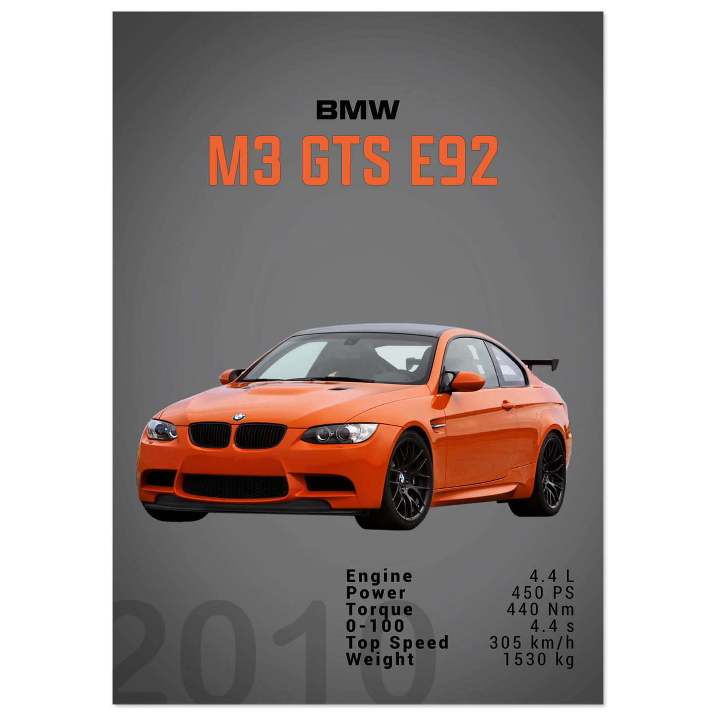 E92 M3 GTS (BMW06D)